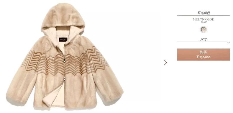 Loro Piana LORO PIANA Lady's hooded mink coat Size S / US 4 / IT 40 - 2 Thumbnail