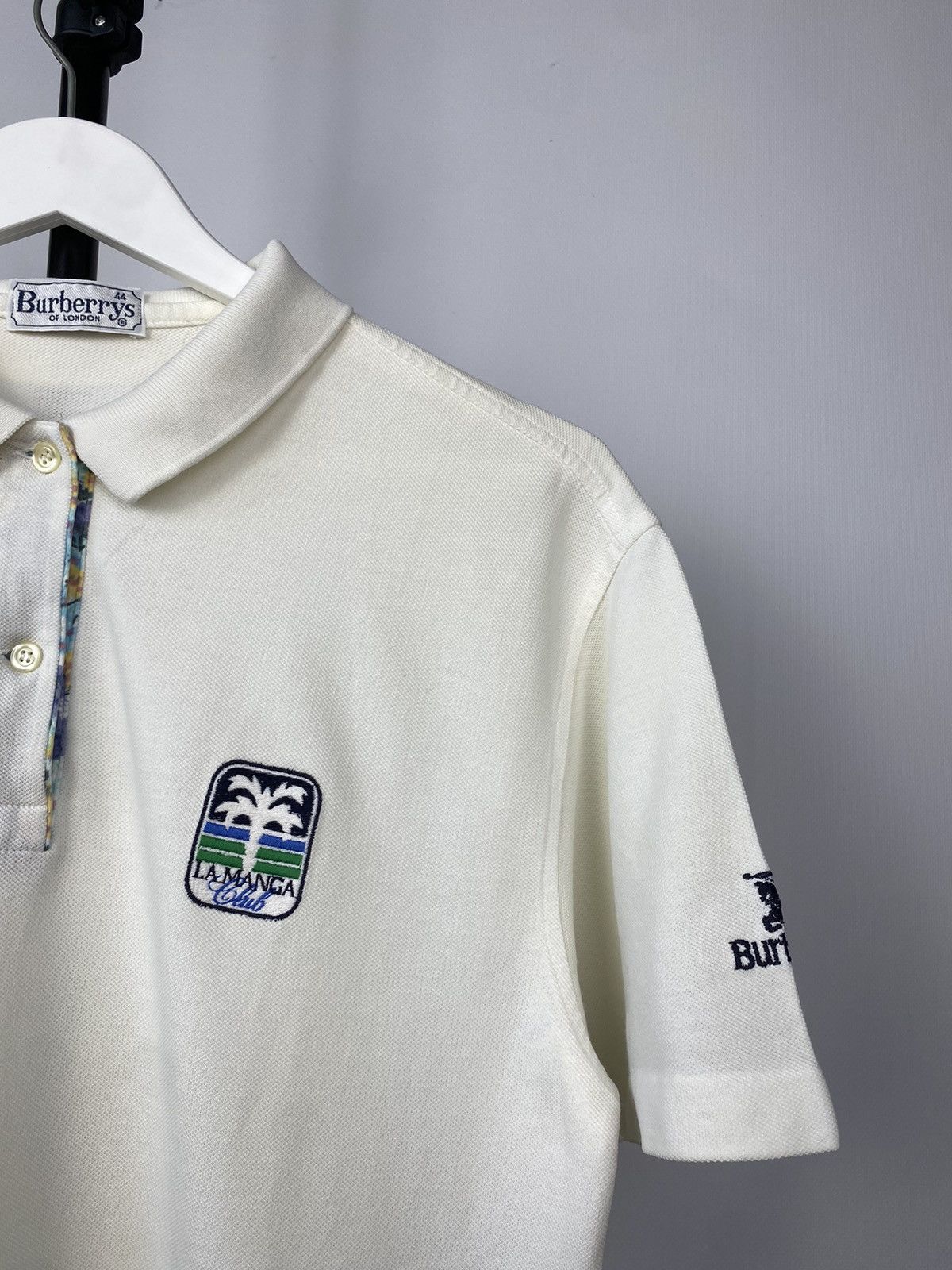 Burberry × Vintage Vintage Burberrys Golf La Manga Club Polo T-shirt Size US M / EU 48-50 / 2 - 6 Thumbnail