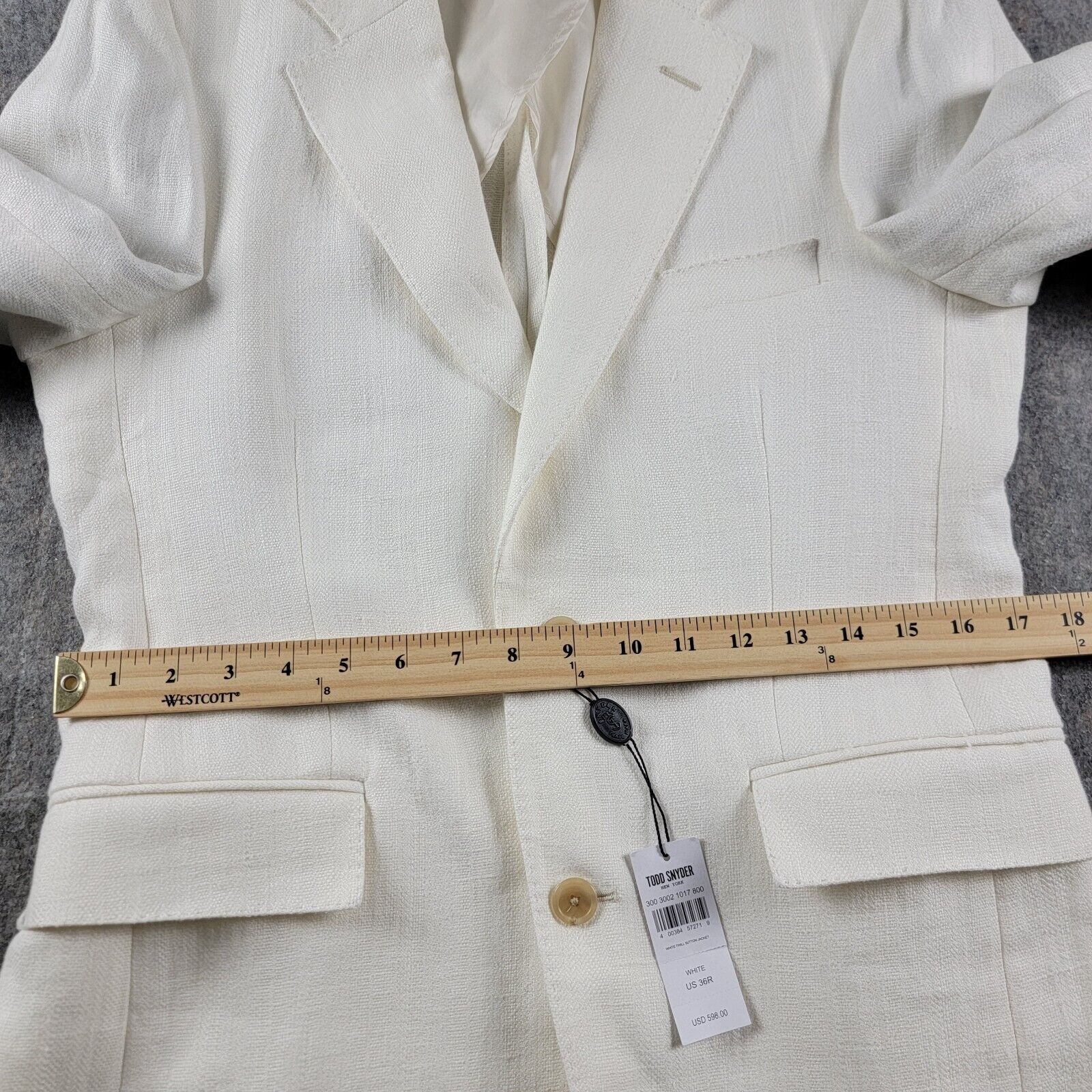 Todd Snyder Todd Snyder Linen Twill Sutton Jacket Blazer 36R Size 36R - 6 Thumbnail