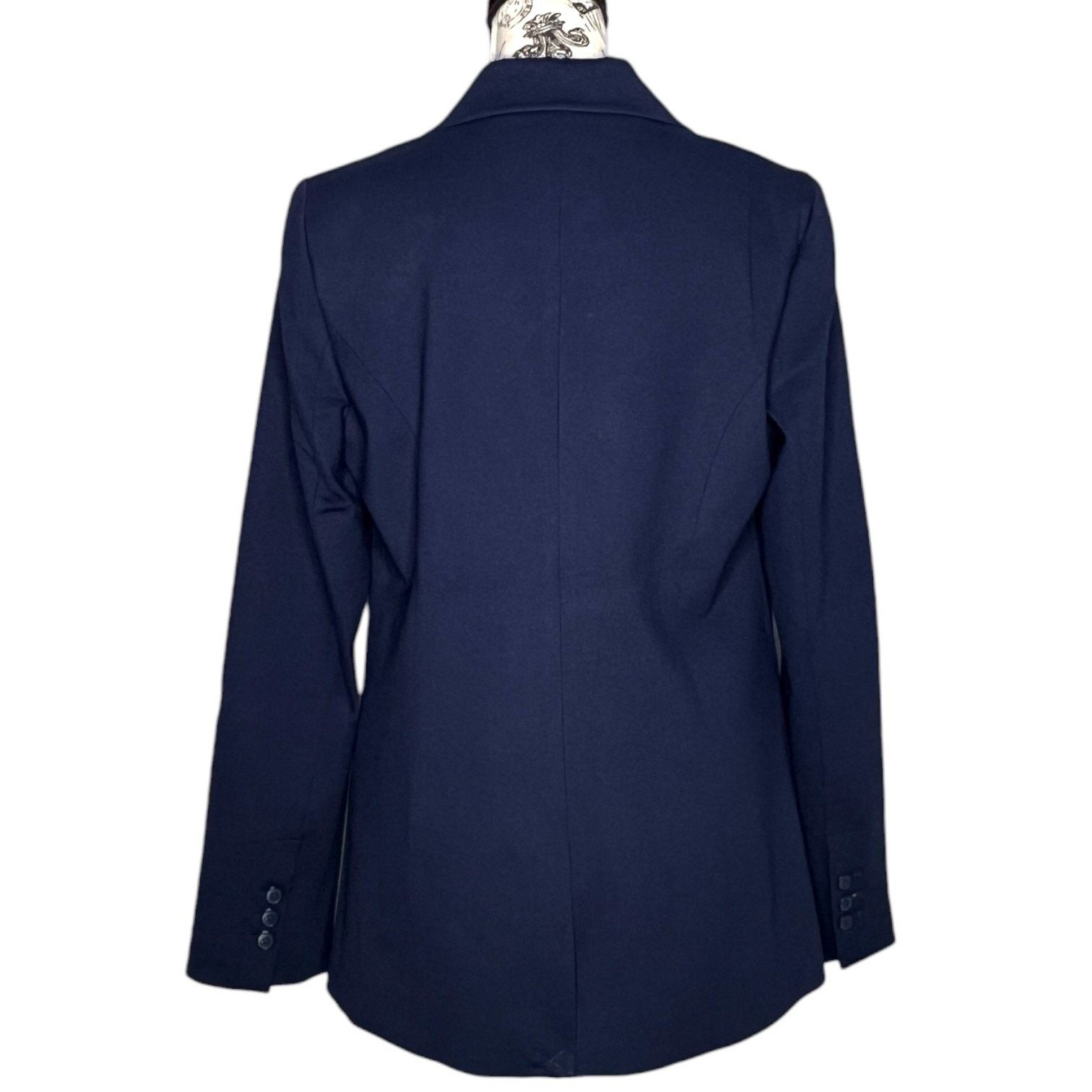 Other Lisa Long Line Ponte Blazer - Stitch Fix One Button Closure Size M / US 6-8 / IT 42-44 - 5 Thumbnail