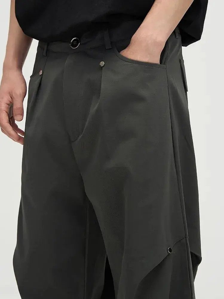Japanese Brand × Vintage Cargo baggy flared pleated pants Size US 34 / EU 50 - 3 Thumbnail