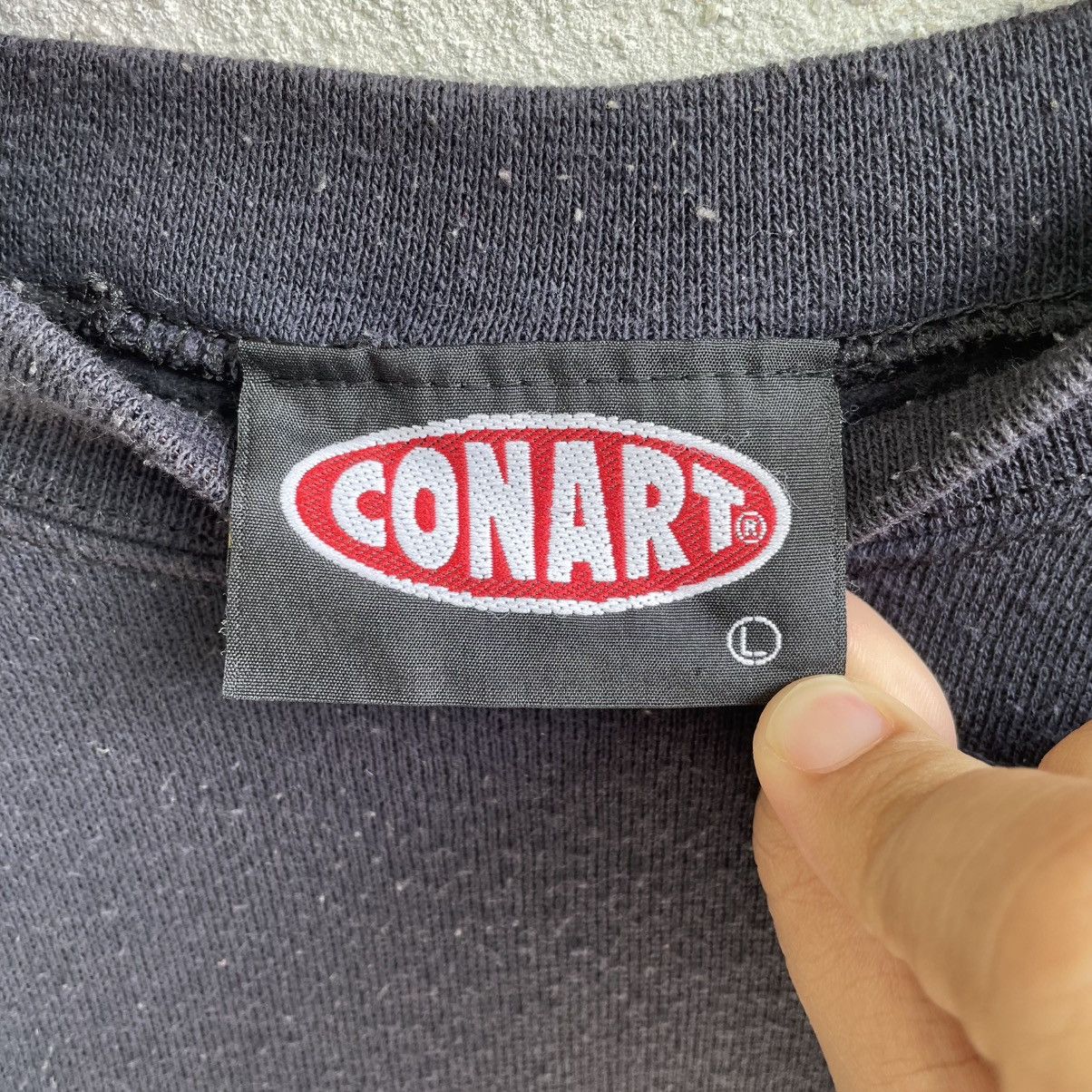 Rap Tees × Vintage Vintage Conart Center Logo Sweatshirt Size US L / EU 52-54 / 3 - 3 Thumbnail