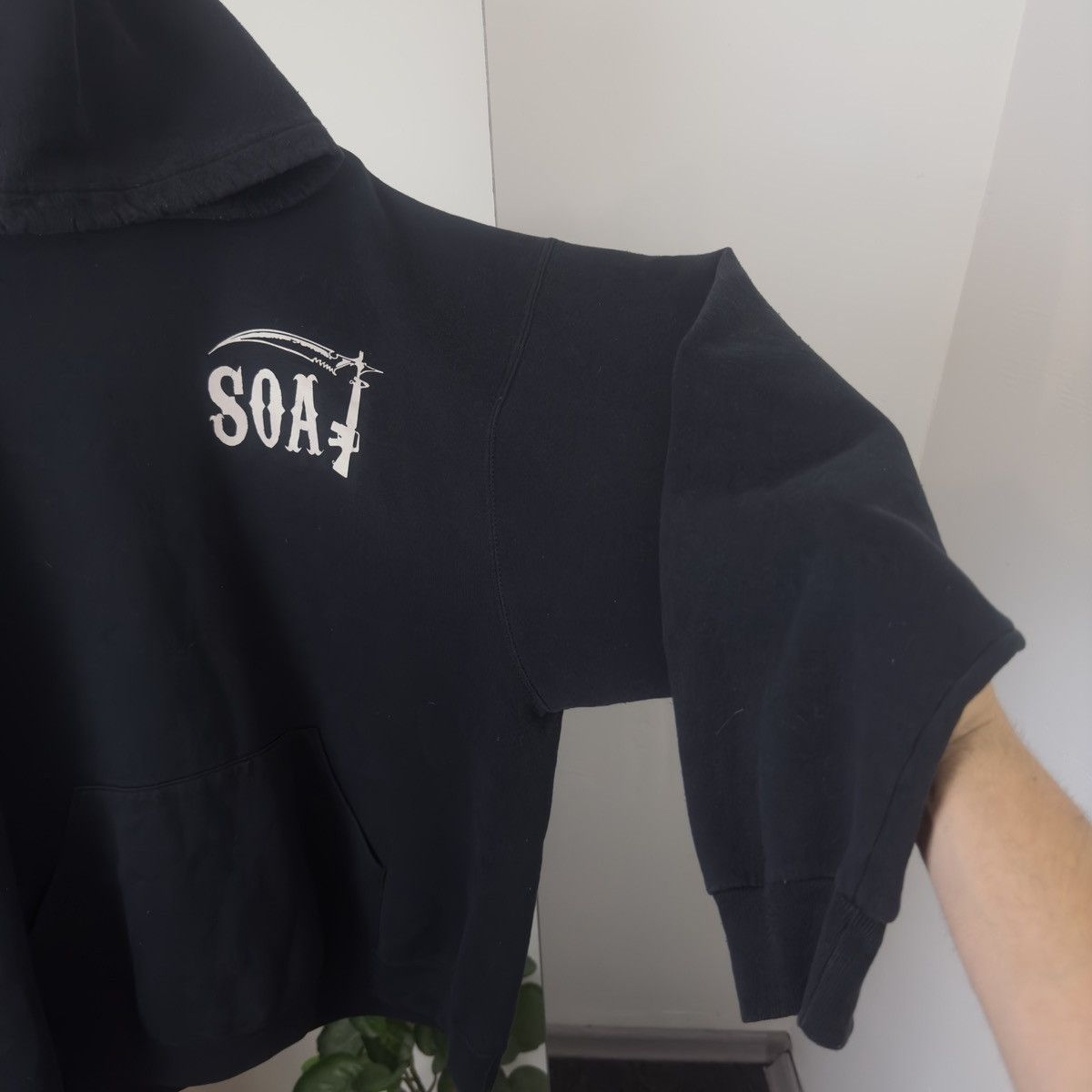 American Apparel Vintage Sons Of Anarchy England Big Print Boxy Fit Size US XL / EU 56 / 4 - 8 Thumbnail