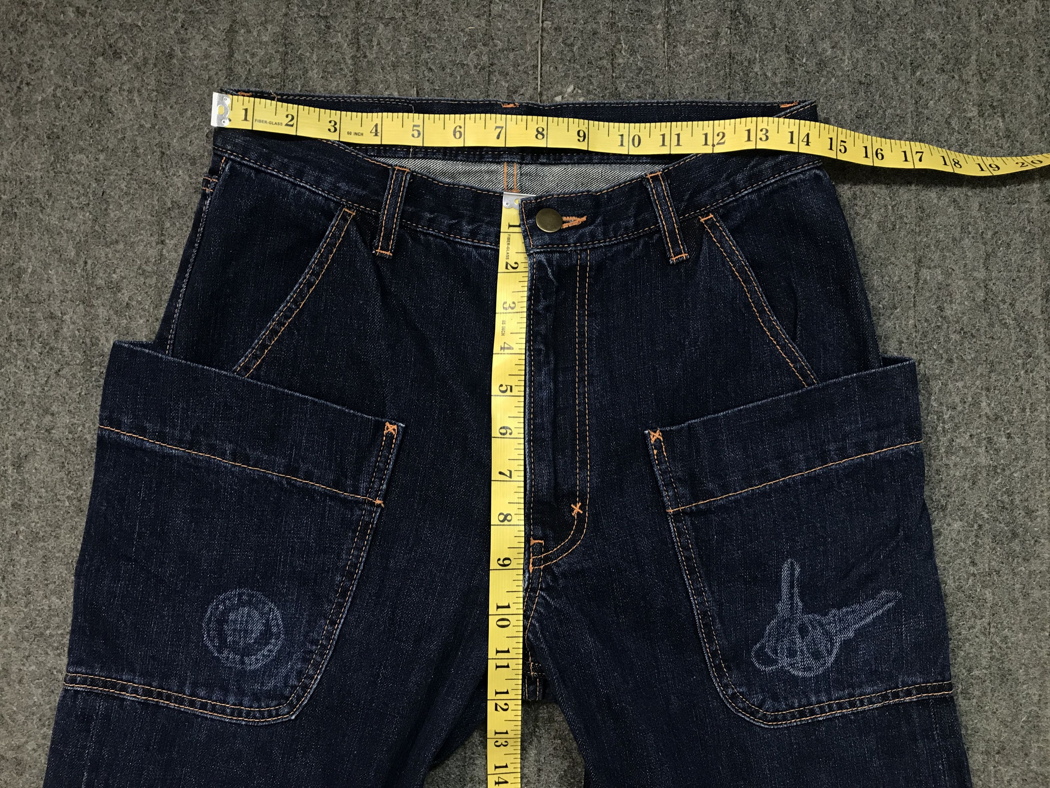 Ne-Net Rare Ne-net Issey Miyake Selvedge Indigo Denim Jeans Size 29" - 15 Thumbnail