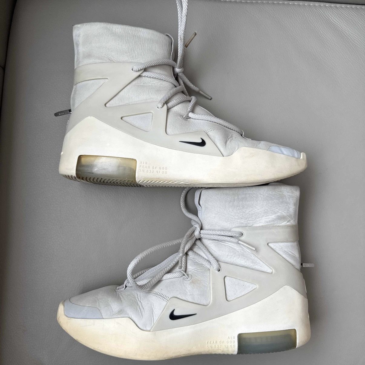 Fear of God × Nike Air Fear of God 1 ‘Light Bone Sail’ Size US 9 / EU 42 - 1 Thumbnail