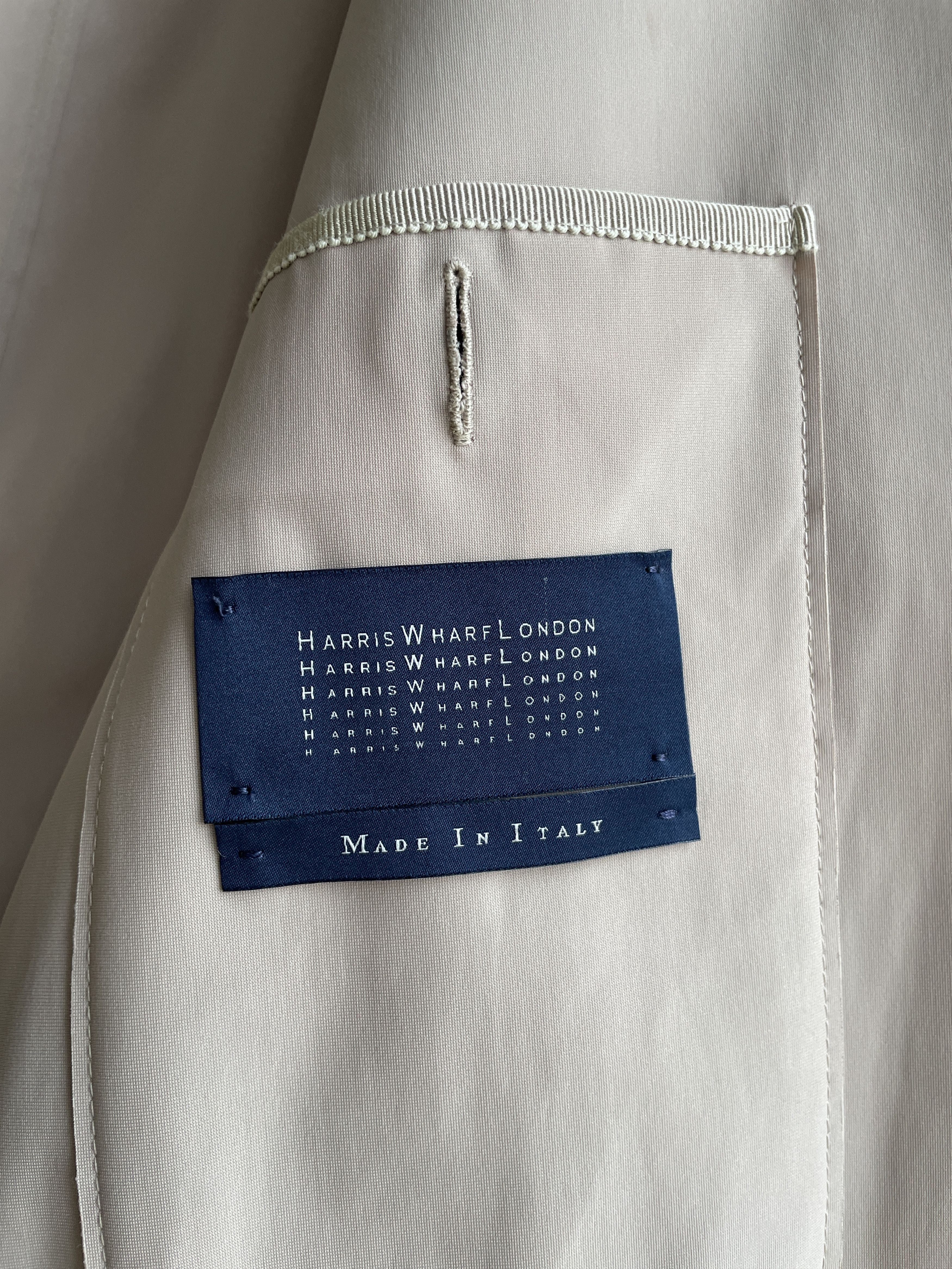 Harris Wharf London Harris Wharf London Unlined Polyester 3 Button Blazer Size 42R - 9 Thumbnail