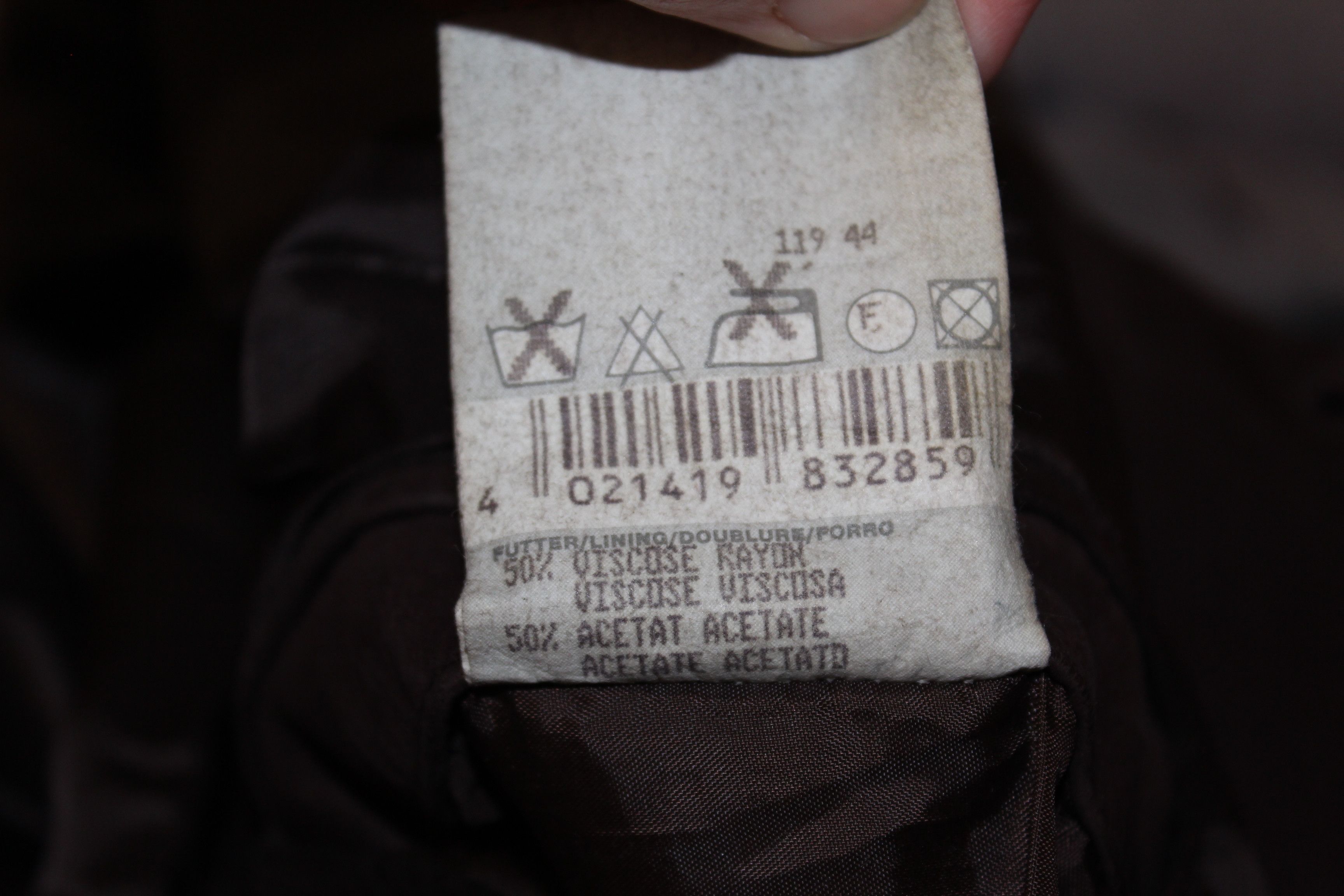 Hugo Boss Men's HUGO BOSS Brown Leather Jacket Coat Size L Size US L / EU 52-54 / 3 - 9 Thumbnail