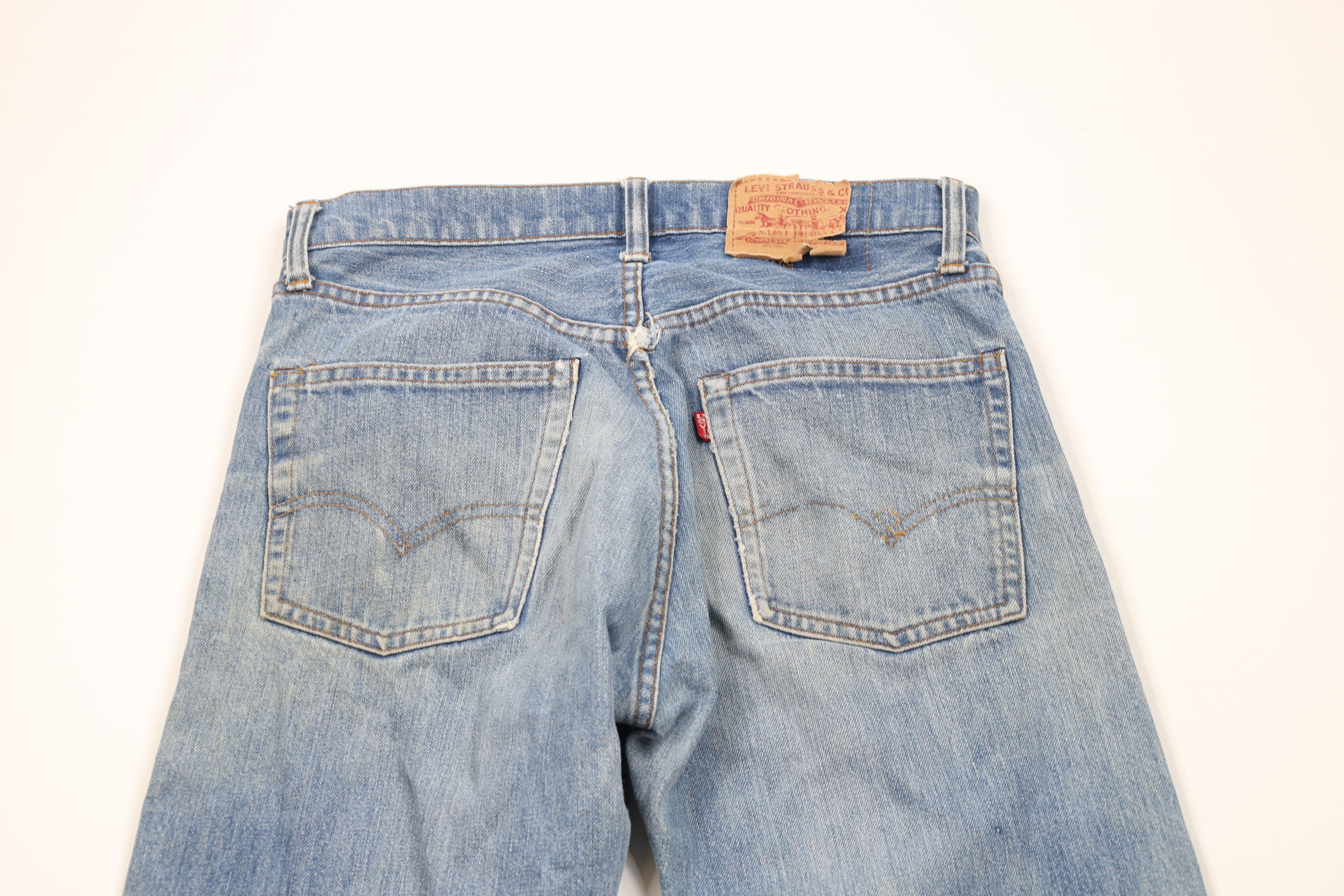 Levi's × Vintage Vintage 70s Levis 505 0217 Regular Fit Denim Jeans USA Talon Size US 30 / EU 46 - 12 Thumbnail