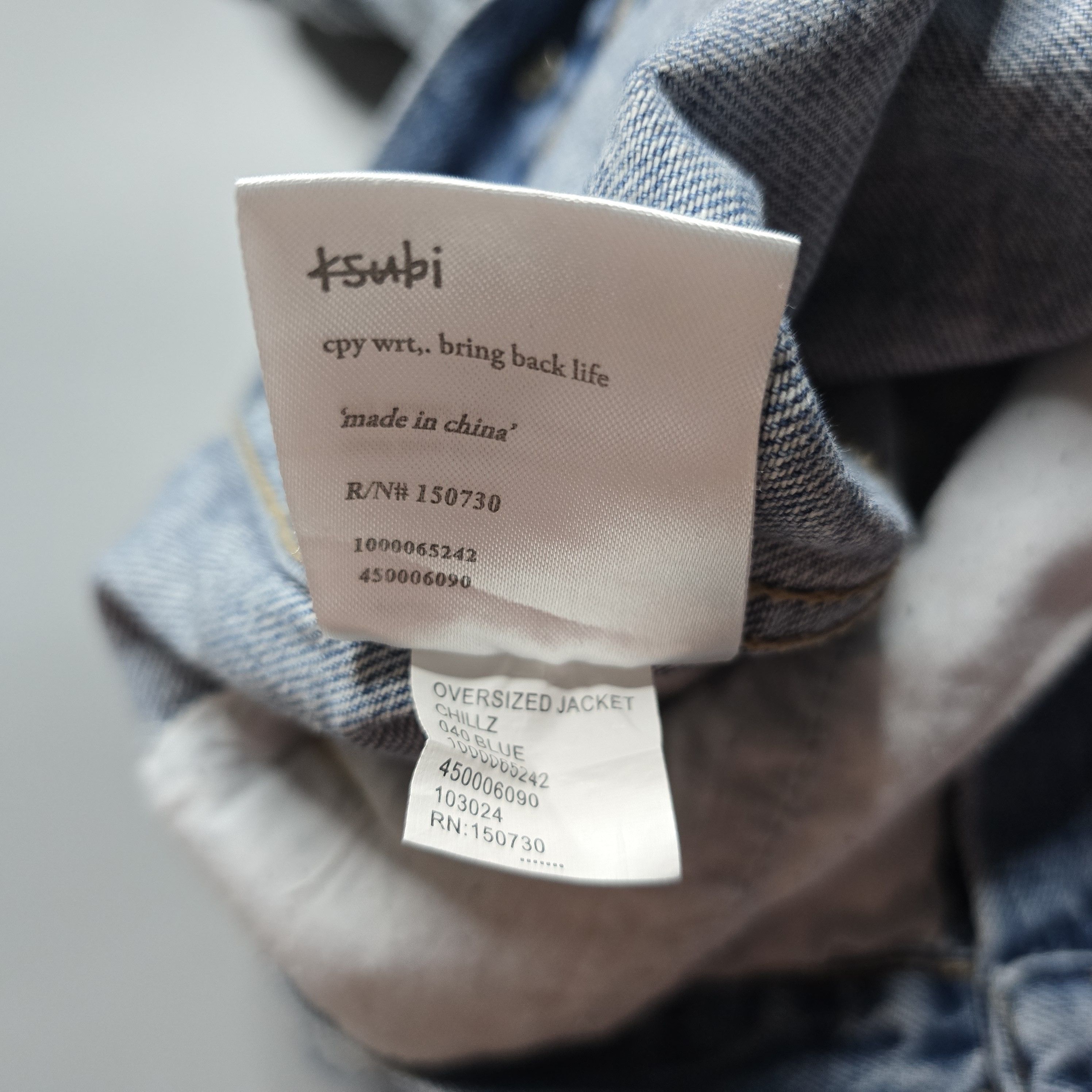 Ksubi Ksubi - Oversized Denim Jacket - Chillz Size US XS / EU 42 / 0 - 7 Thumbnail