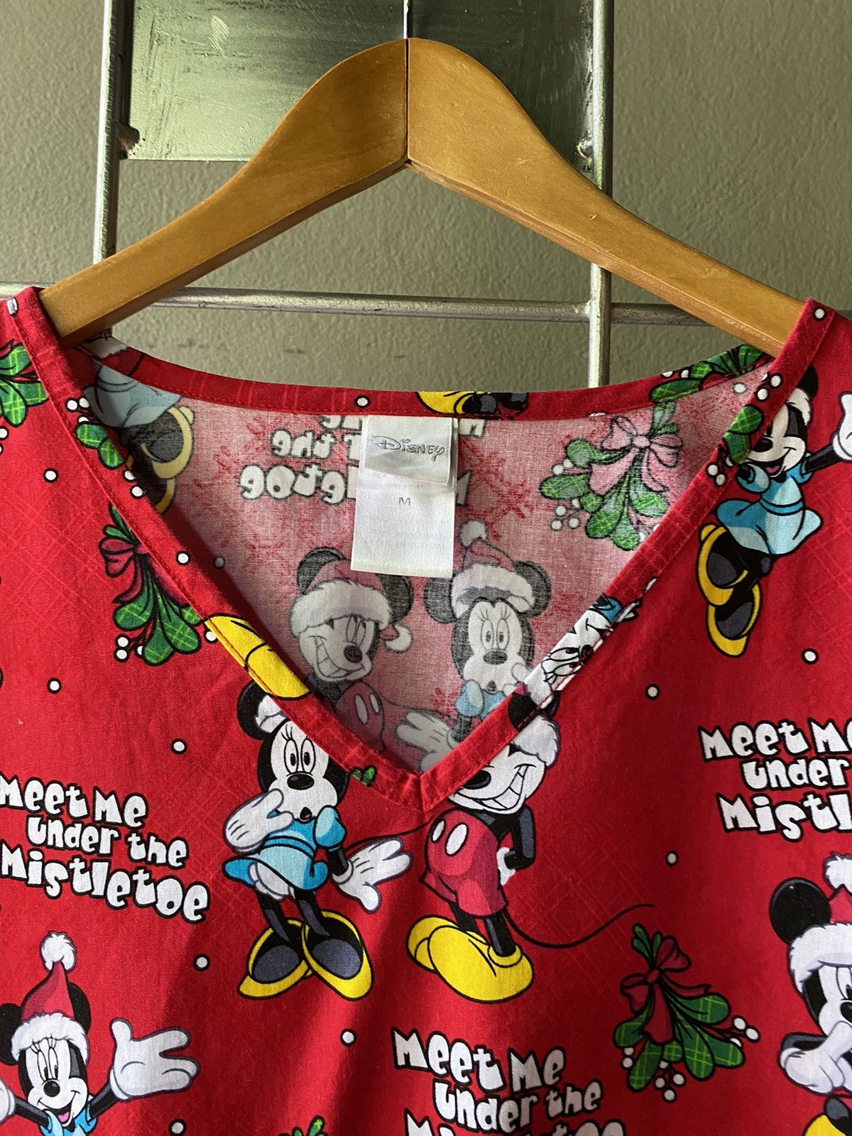 Mickey Mouse Mickey Mouse vintage v neck blouse Size ONE SIZE - 12 Thumbnail