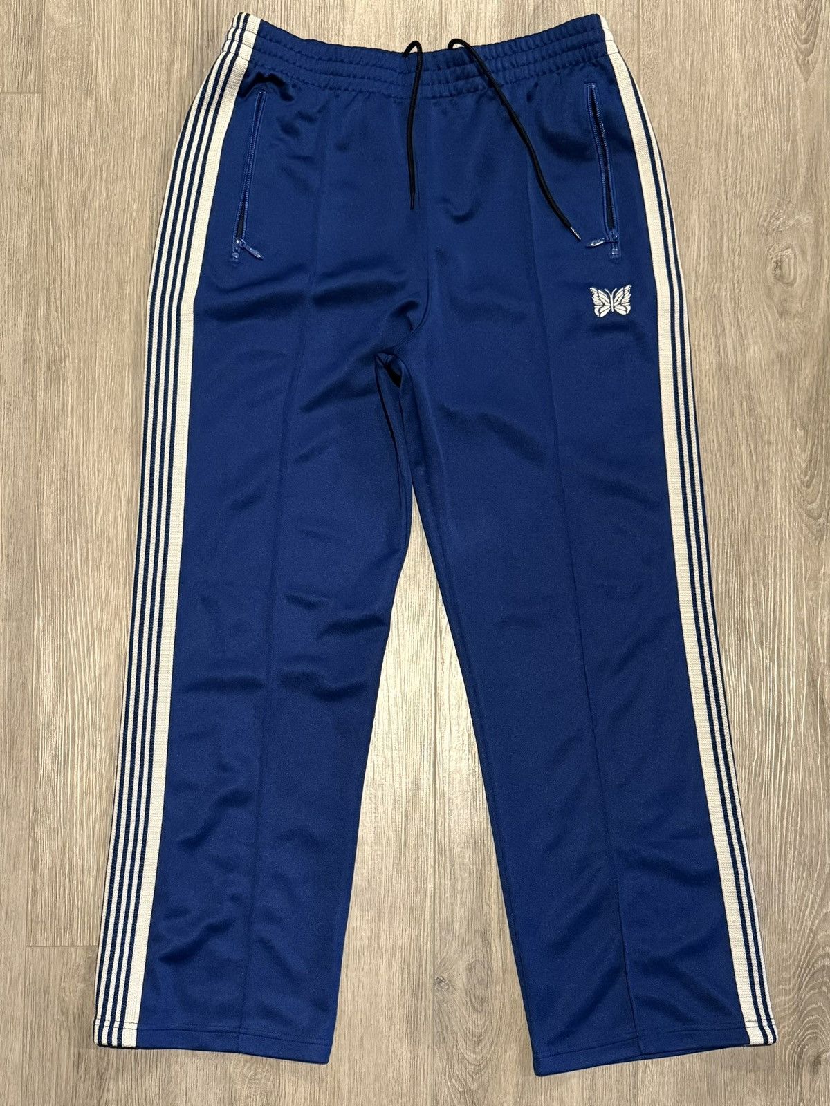 パンツ needles track pants nayv(blue) M Needles NARROW TRACK Pants blue M Used | eBay