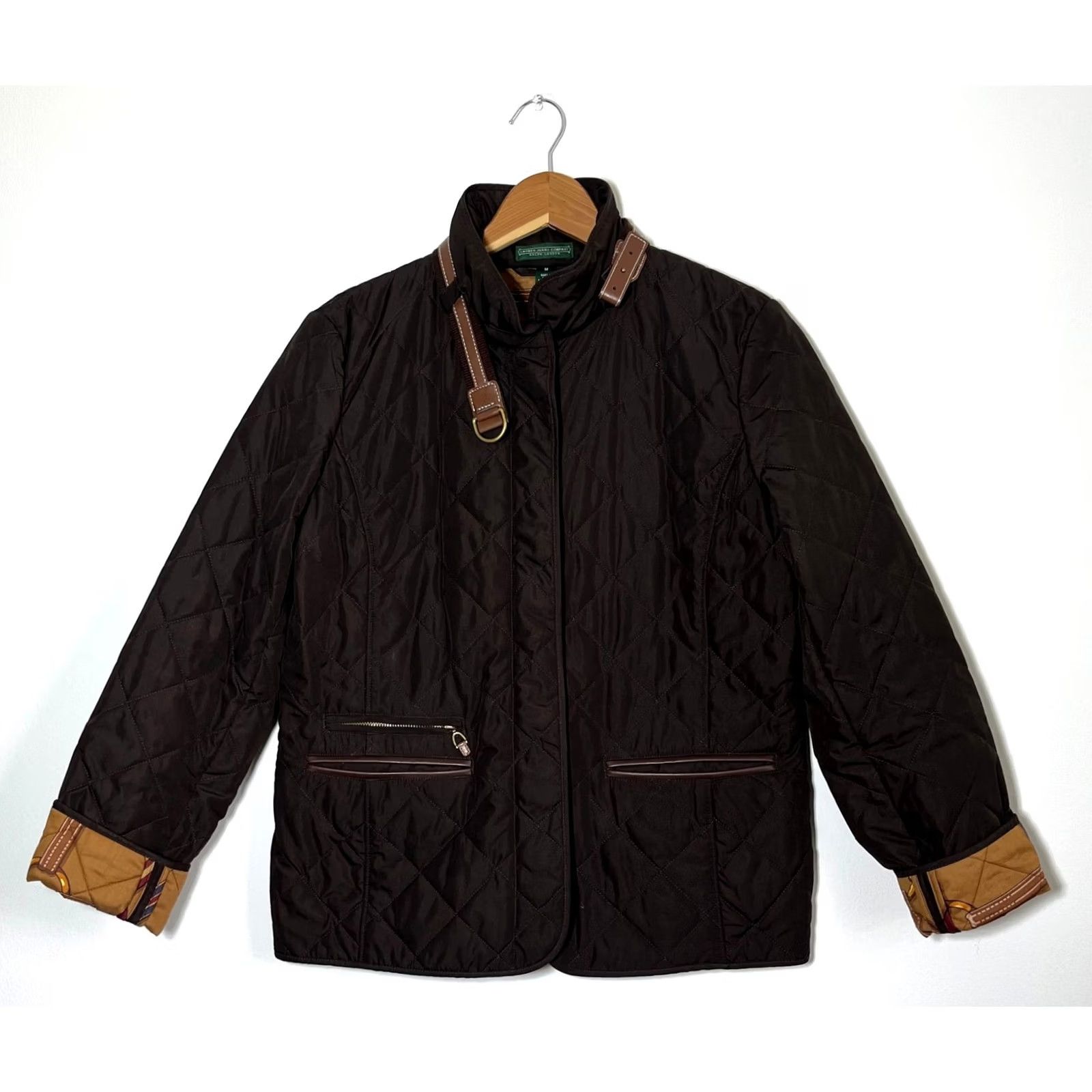 Ralph Lauren VINTAGE Ralph Lauren Women's Quilted Barn Jacket Shirt Size 32" / US 10 / IT 46 - 2 Thumbnail