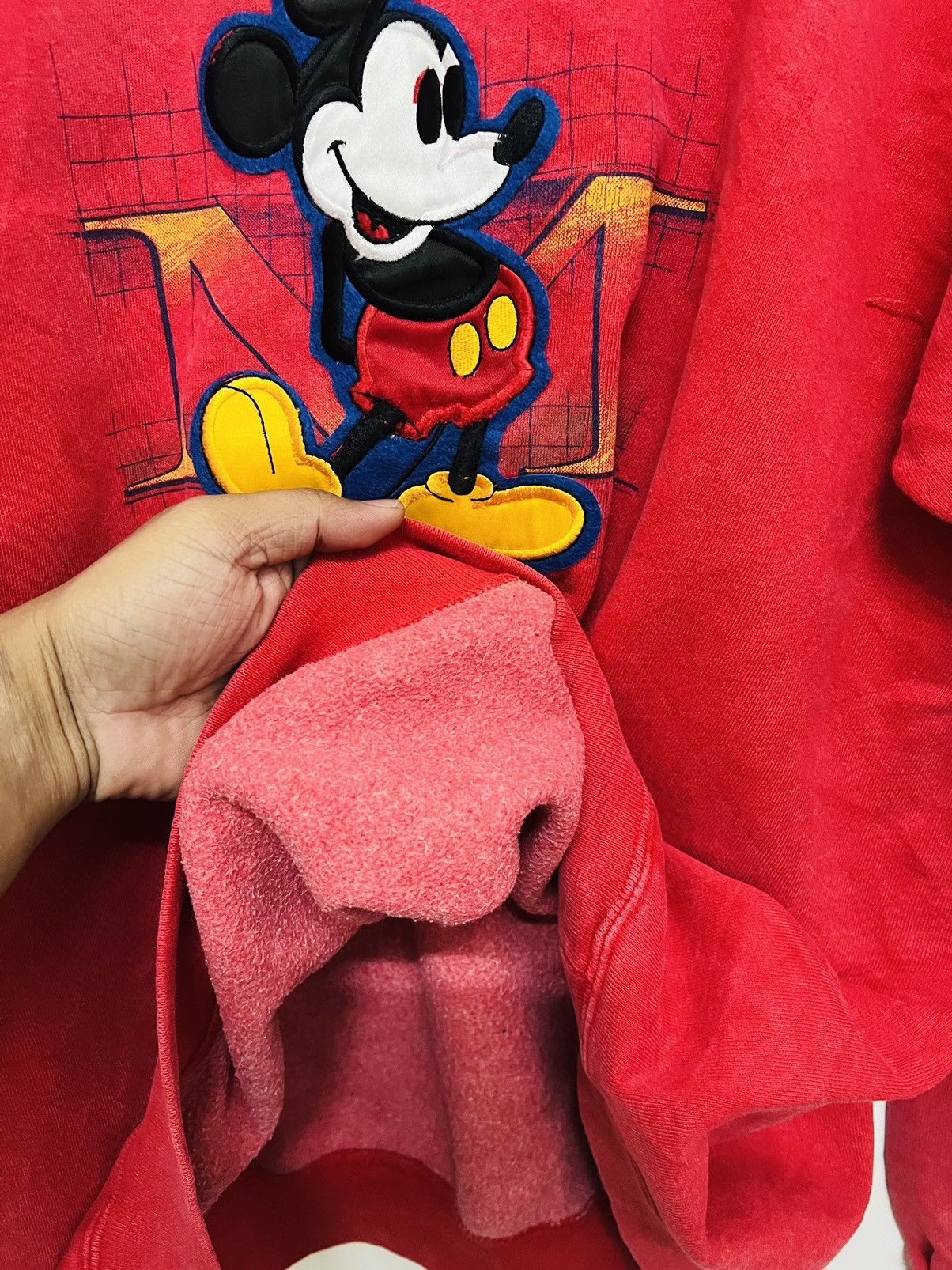 Disney × Mickey Mouse × Vintage Vintage 90s Mickey Mouse Oversize Crewneck Size US XL / EU 56 / 4 - 9 Thumbnail
