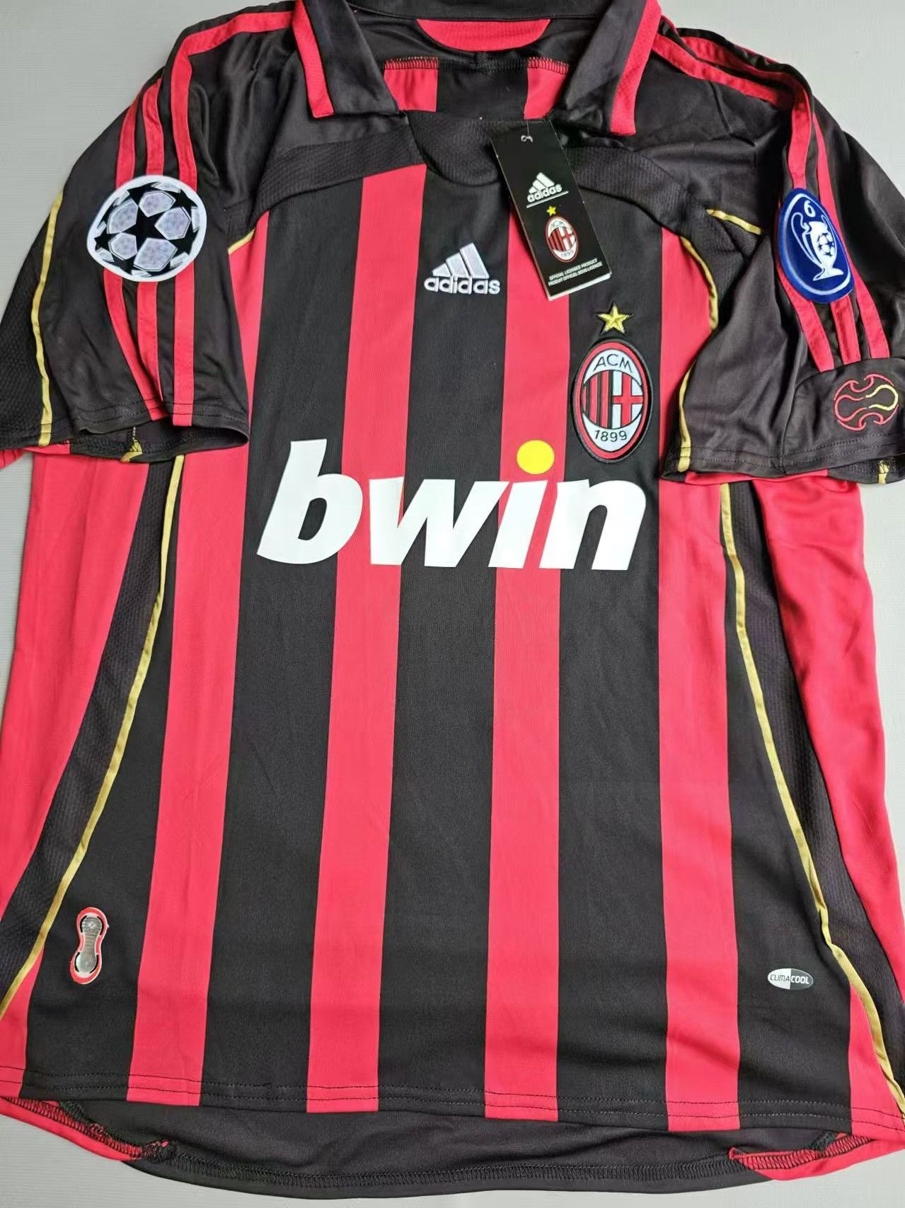 Other 2006 07 AC Milan 9 Inzaghi Jersey Home Size US XL / EU 56 / 4 - 2 Thumbnail