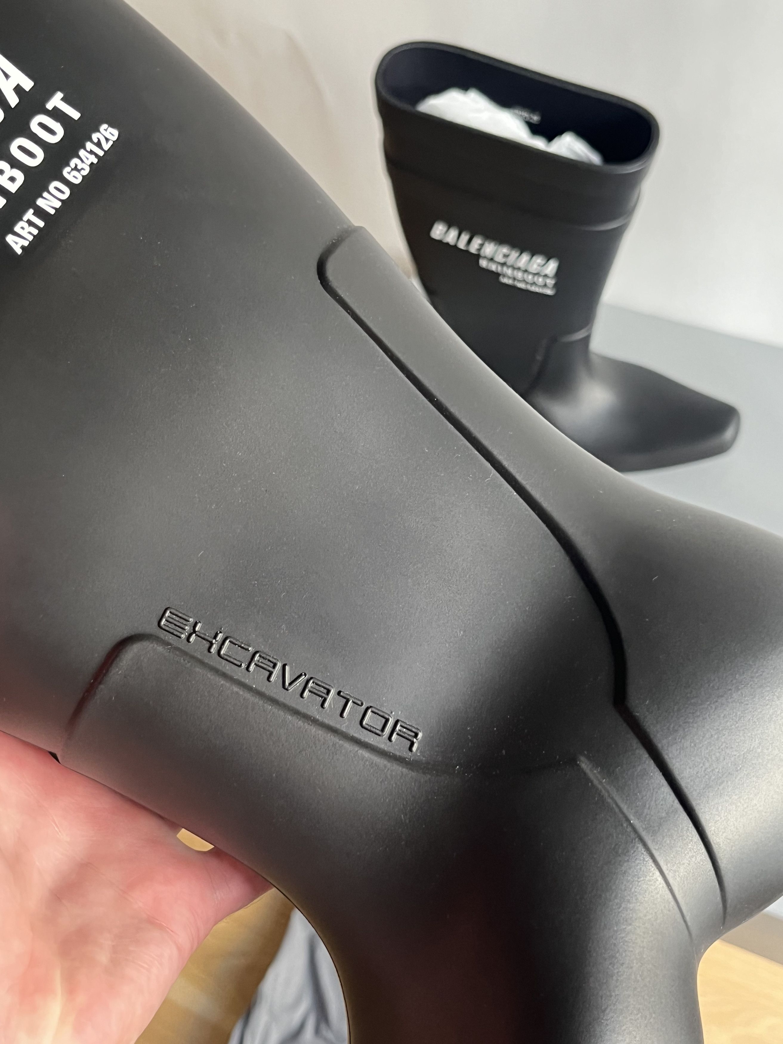 Balenciaga Excavator Logo Rainboot Size US 7.5 / EU 40-41 - 5 Thumbnail