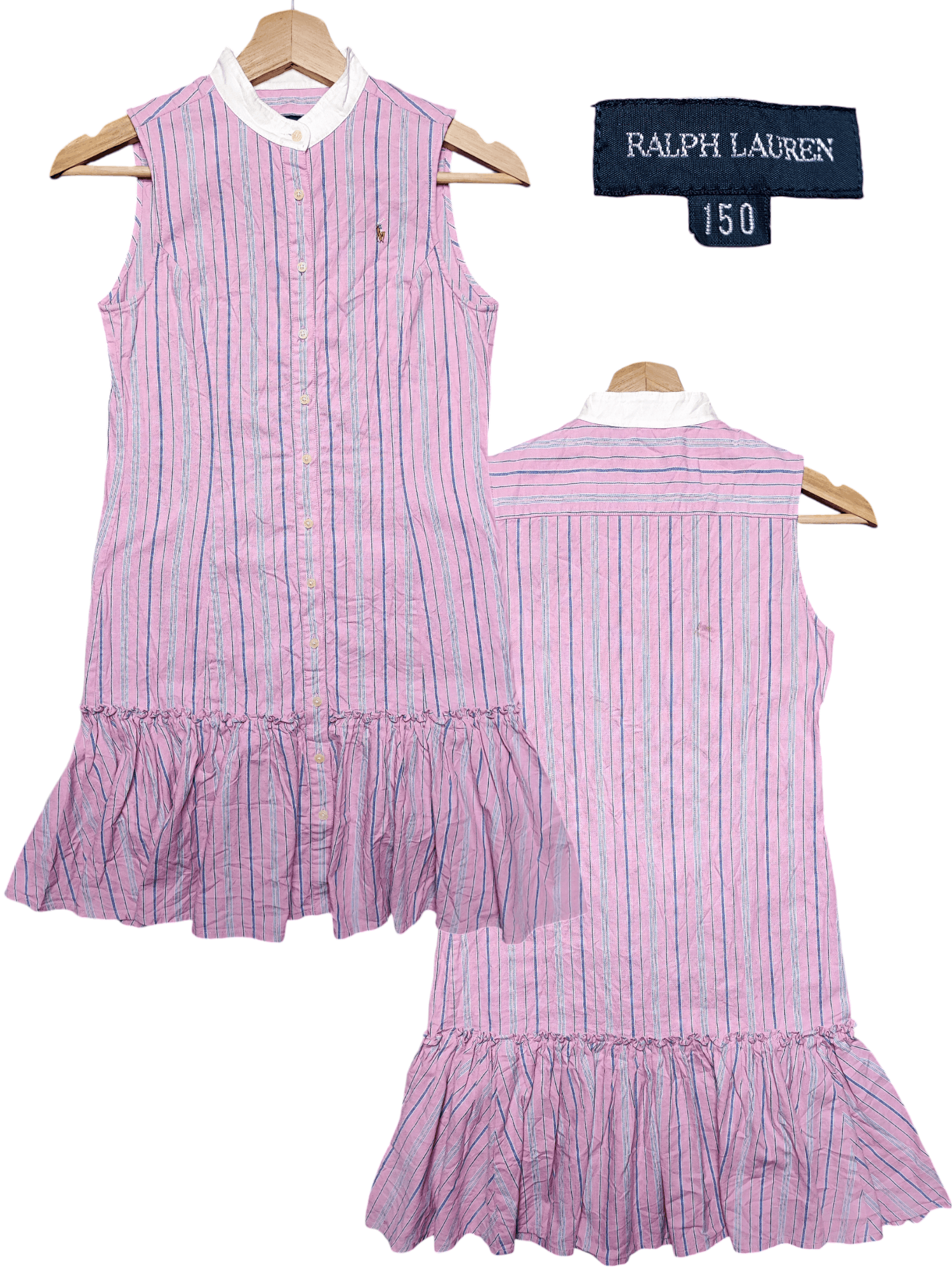 VINTAGE POLO RALPH LAUREN MINI DRESS STRIPE