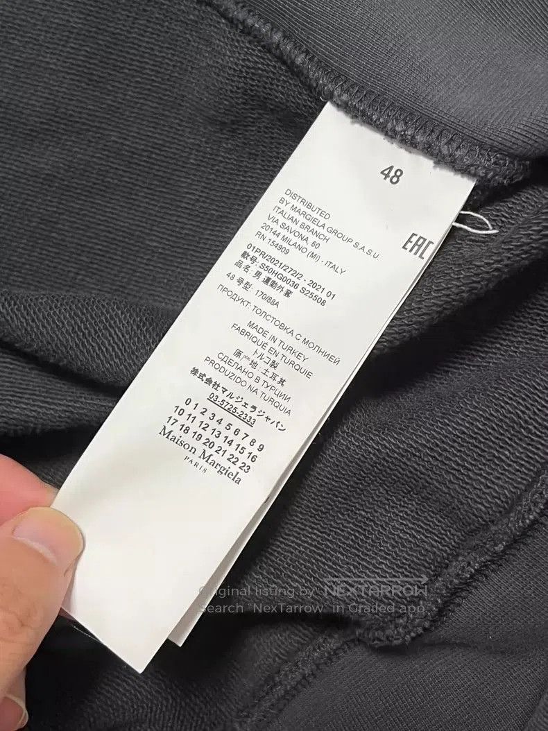 Maison Margiela Stylish Maison Margiela Zipper Hoodie Sweatshirt. Size US L / EU 52-54 / 3 - 2 Thumbnail