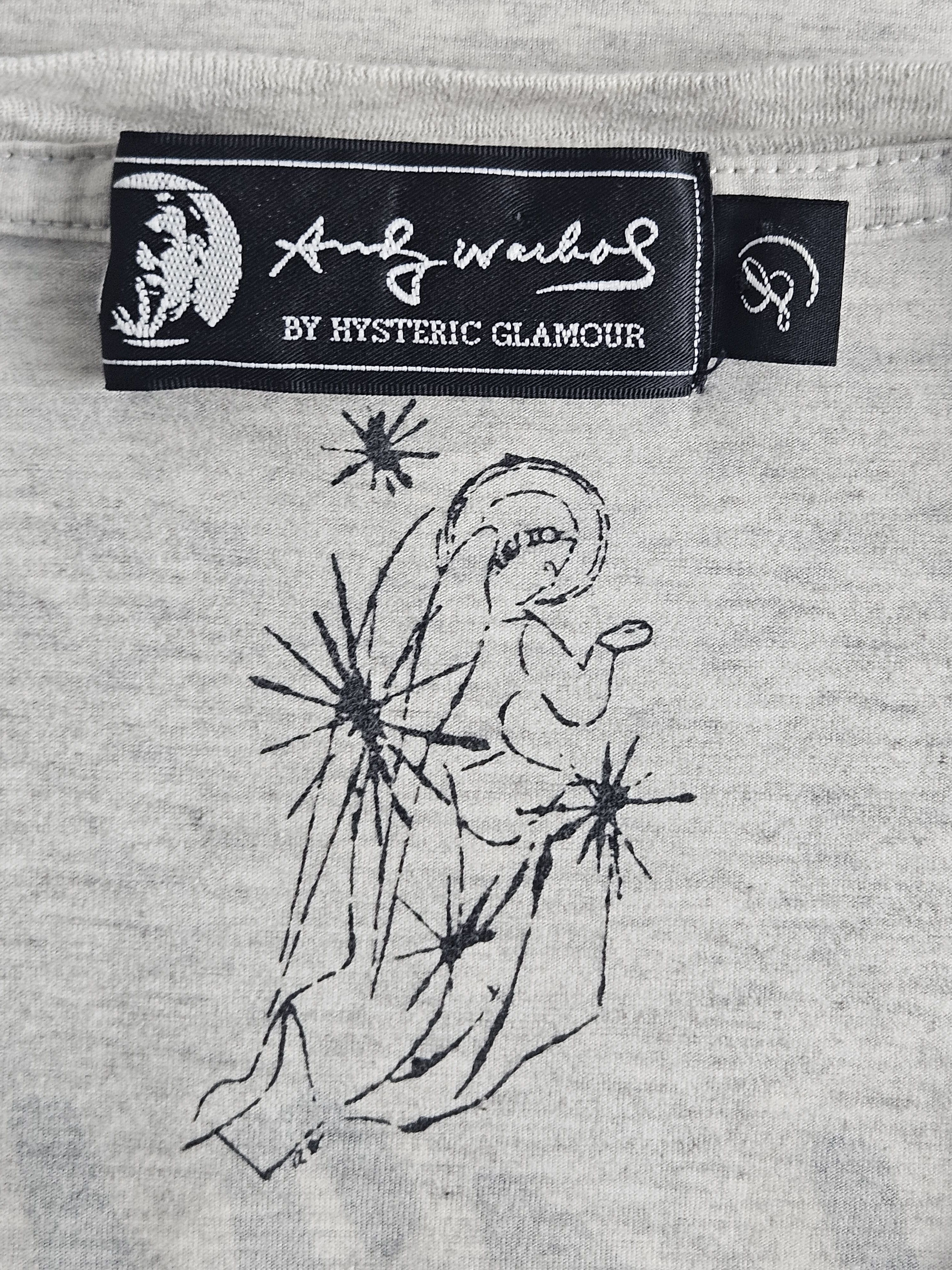 Hysteric Glamour x Andy Warhol pop art Shirt