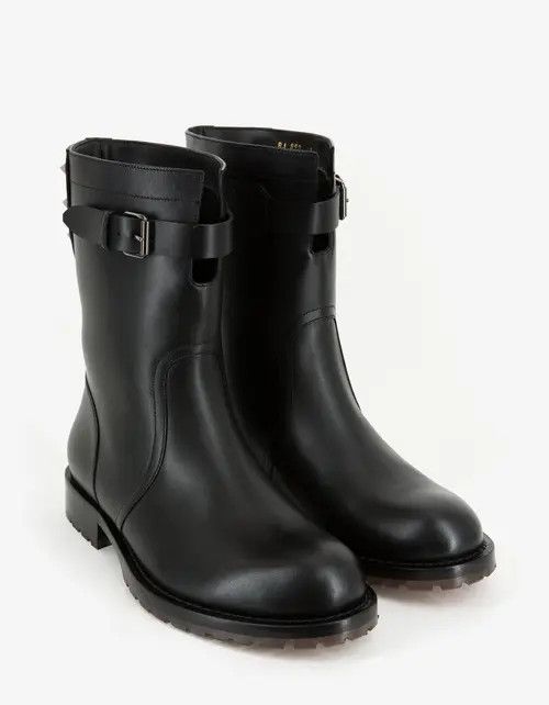 Valentino Valentino Garavani Black Leather Rockstud Boots Size US 8 / EU 41 - 1 Thumbnail