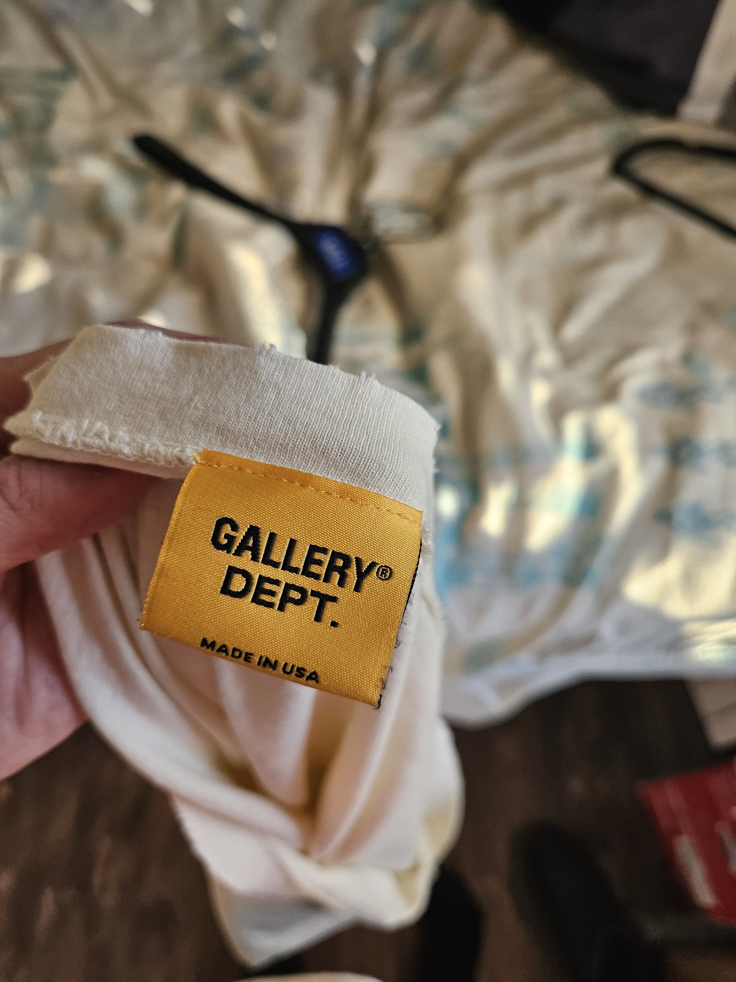 Gallery Dept. G Ball Recall Them All Distressed Beige Tee Size US M / EU 48-50 / 2 - 10 Thumbnail
