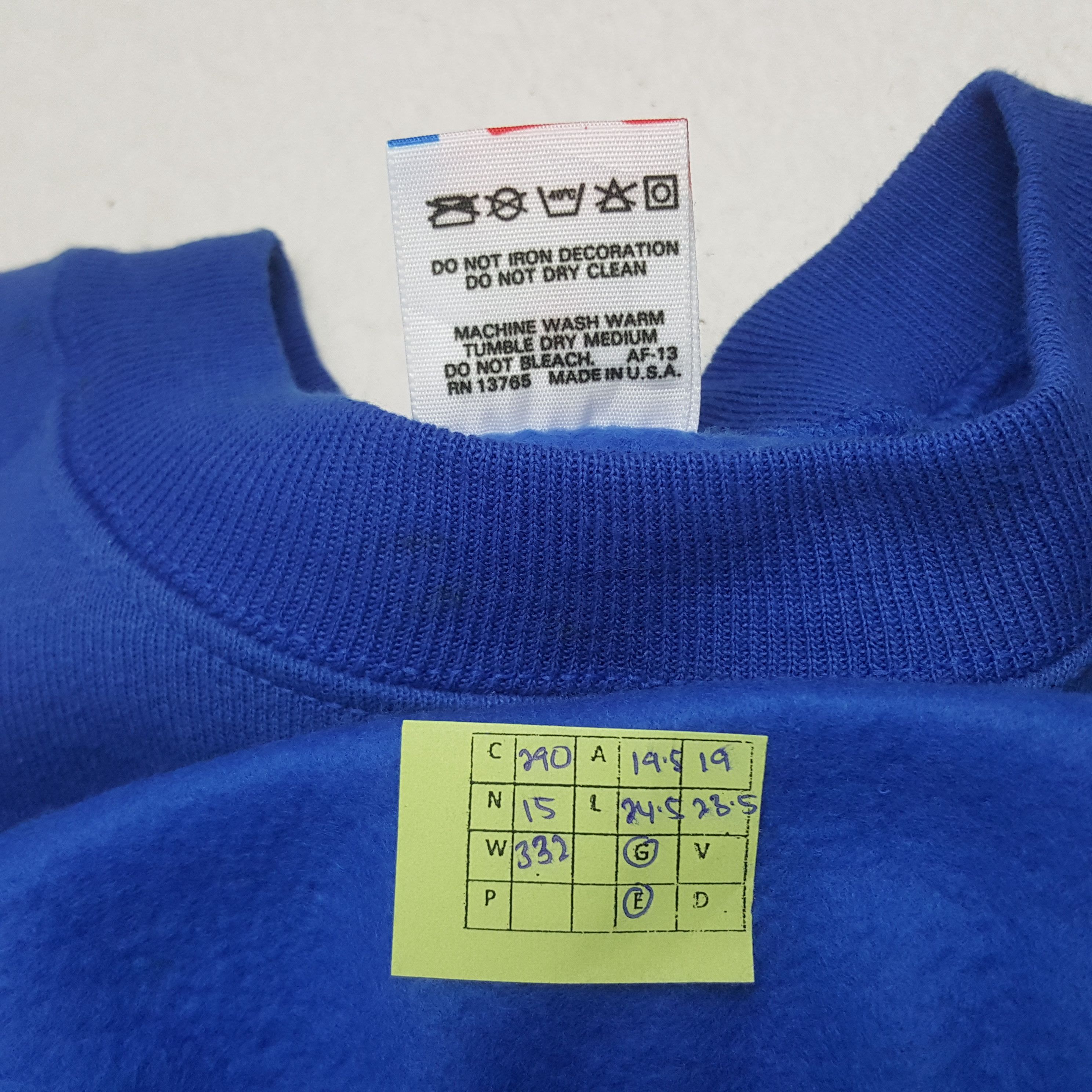 Fruit Of The Loom × Vintage Vintage Washington D.C. American Promo Sweatshirt C290N15 Size US S / EU 44-46 / 1 - 7 Thumbnail