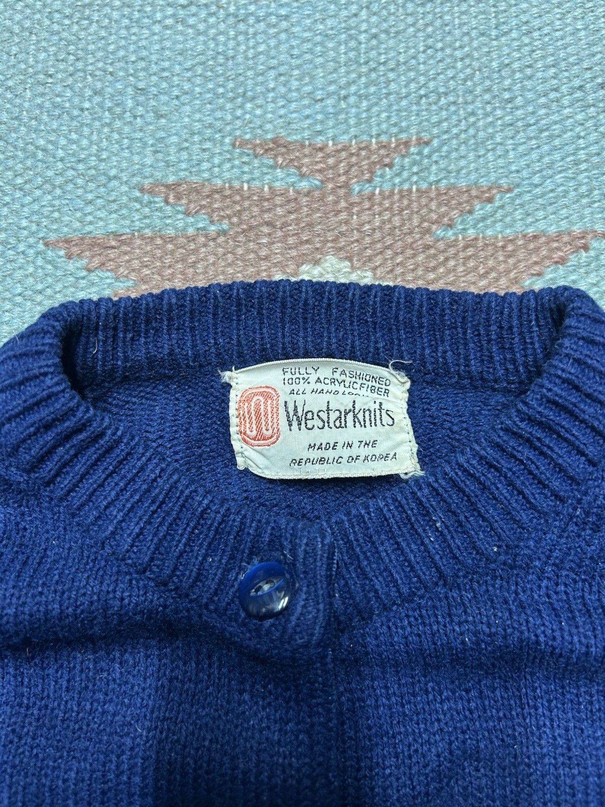 Vintage Vintage 60s acrylic knit sweater button cardigan women’s M ? Size M / US 6-8 / IT 42-44 - 7 Thumbnail