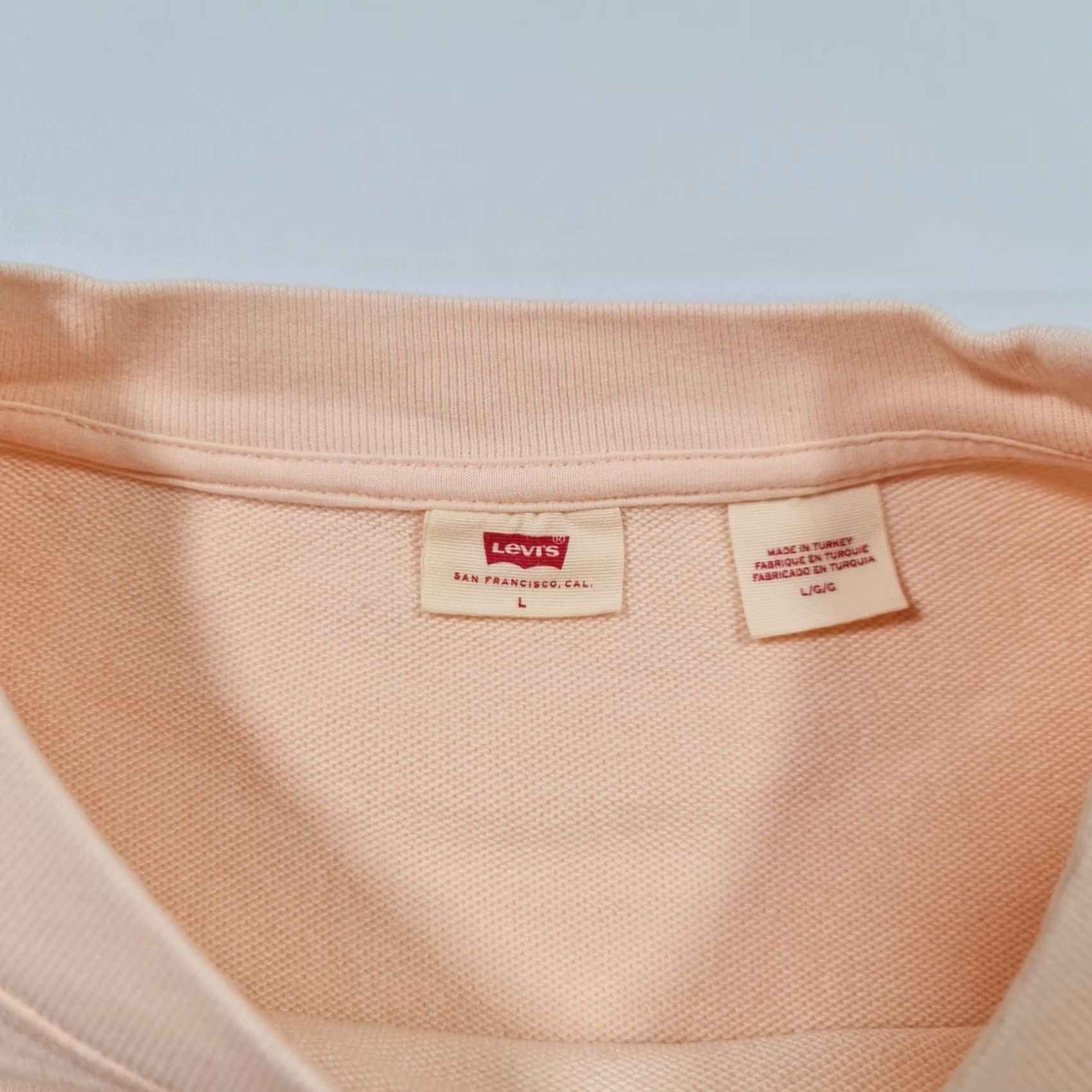 Levi's Levi's Womens Sweatshirt Pink Large Long Sleeve Cotton Pullover Sweater Top 80s Retro Sports Size L / US 10 / IT 46 - 3 Thumbnail