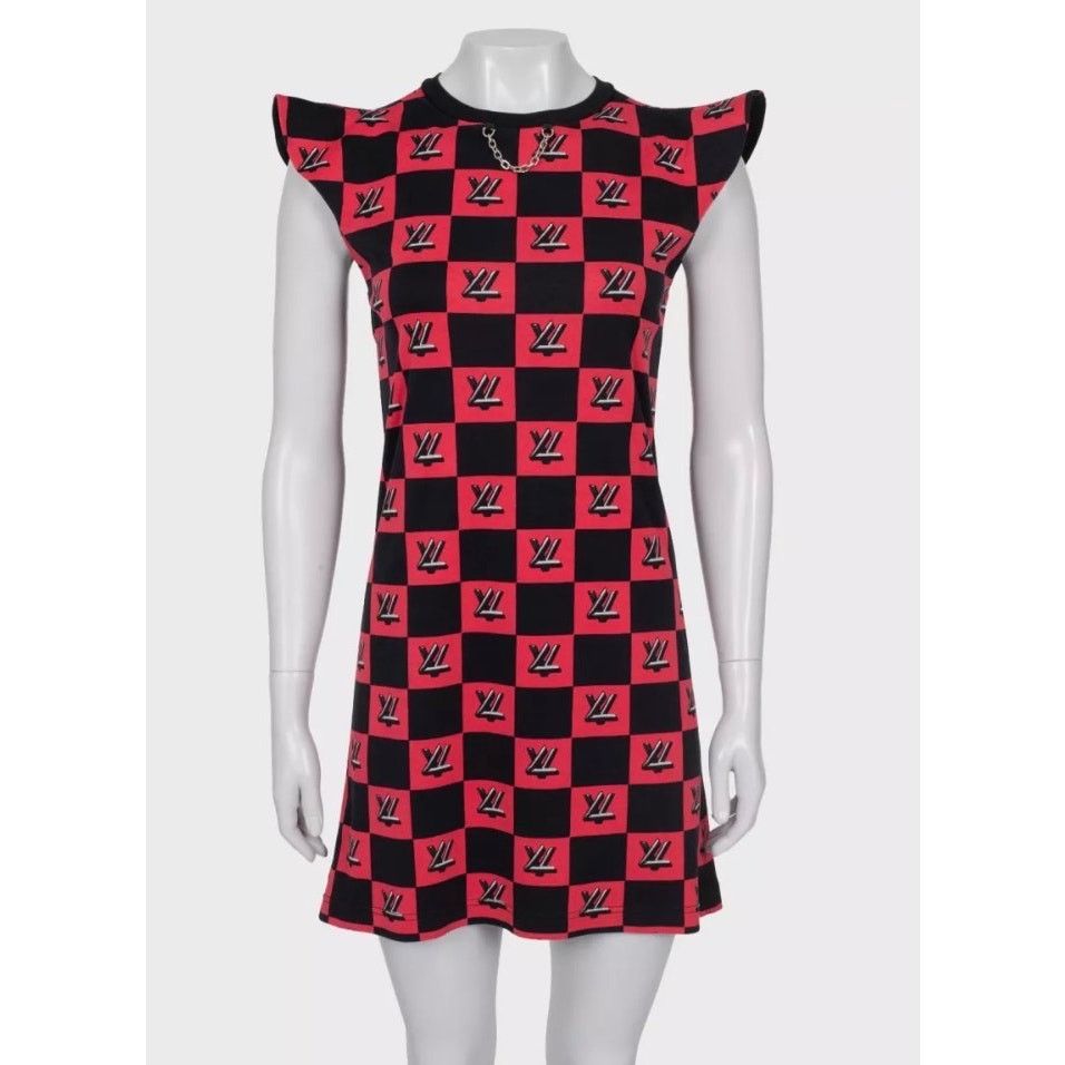 Louis Vuitton Louis Vuitton Monogram Check Cotton Dress - Size XS Size XS / US 0-2 / IT 36-38 - 1 Thumbnail