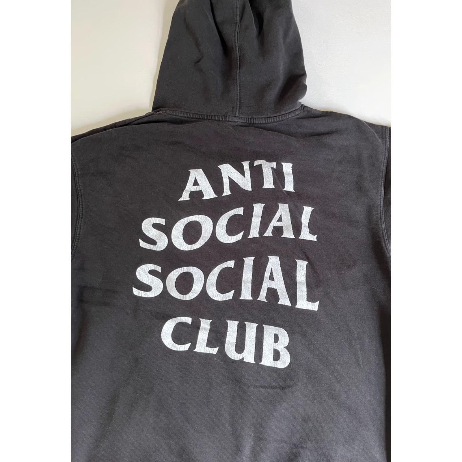 Anti Social Social Club Anti Social Social Club Hoodie SS4500P Black - Men's Long Sleeve, Double-Sided Graphic Print, Hooded, Fleece, Size L Size US L / EU 52-54 / 3 - 4 Thumbnail