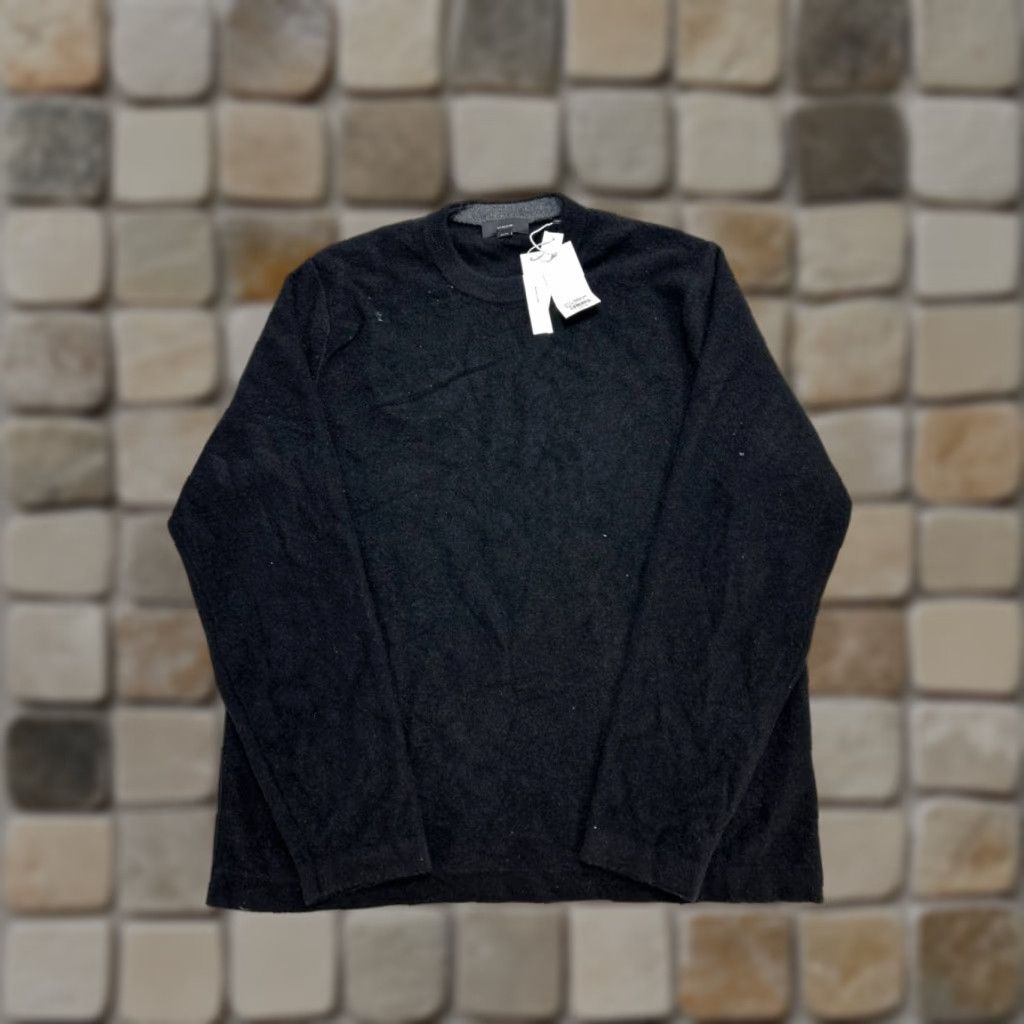 Vince Vince Sweater Womens XL Cashmere Knit Pullover Black Crew Neck, Casual, Vintage? No, Winter, Fall, Spring, Pullover, Regular Fit, Knit Wool? Size XL / US 12-14 / IT 48-50 - 1 Thumbnail