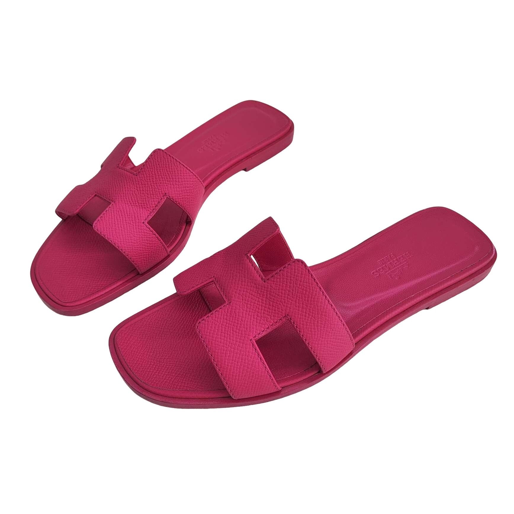 Hermes Hermes Oran Sandals Pink Size 36 Size US 6 / IT 36 - 1 Thumbnail