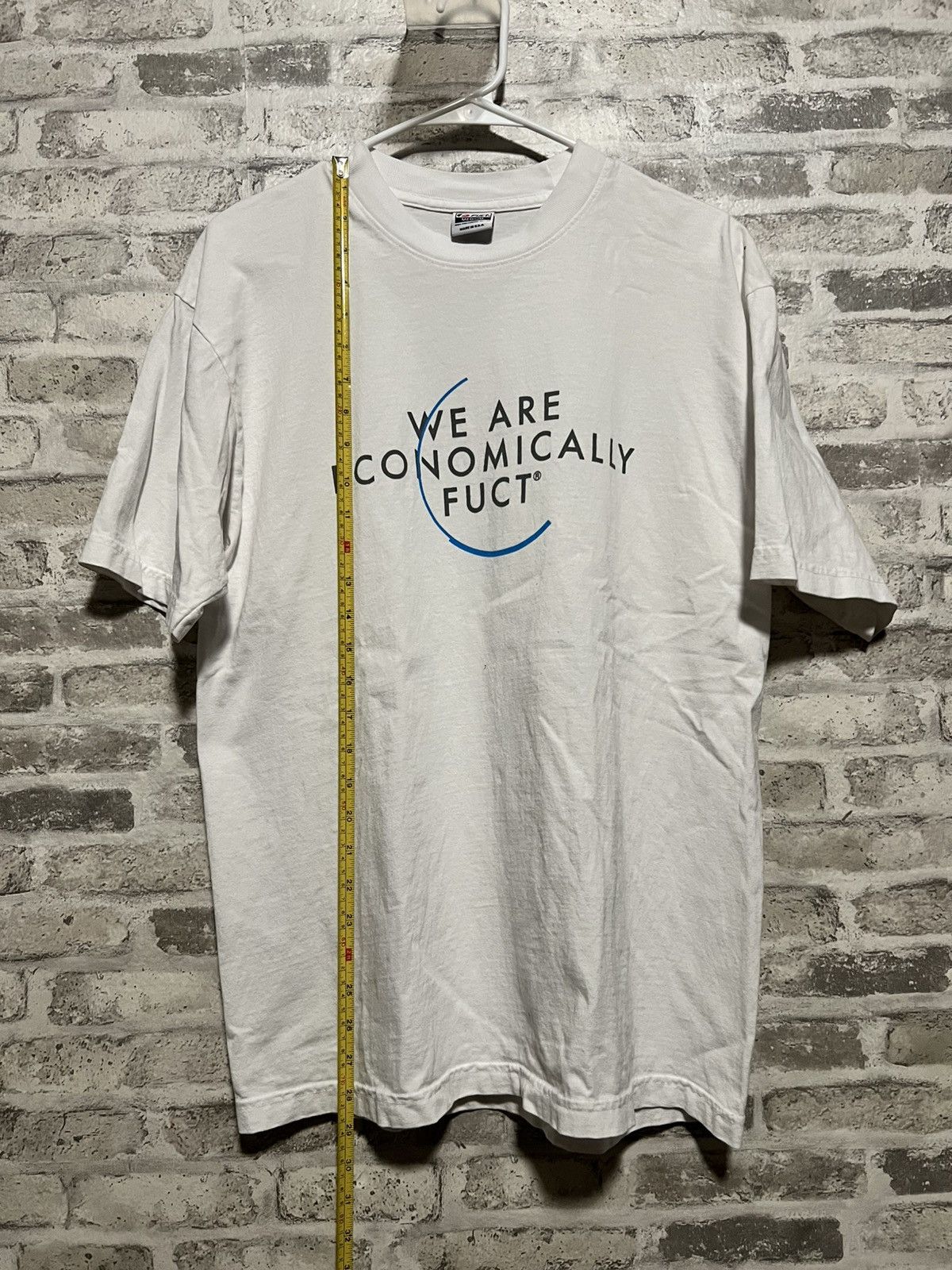 FUCT FUCT - WE ARE ECONOMICALLY FUCT TEE (WHITE) MEDIUM Size US M / EU 48-50 / 2 - 1 Thumbnail