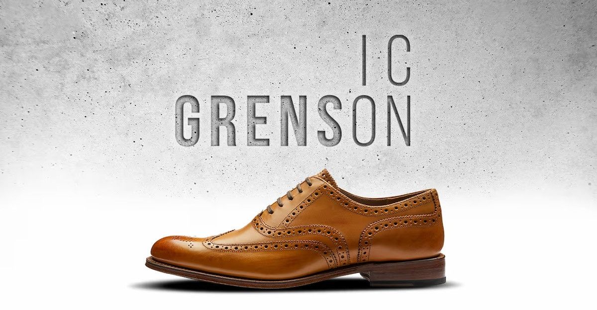 Grenson Grenson Dylan Wing Tip Oxford Brogue Leather Shoes Size: 46 Size US 13 / EU 46 - 11 Thumbnail