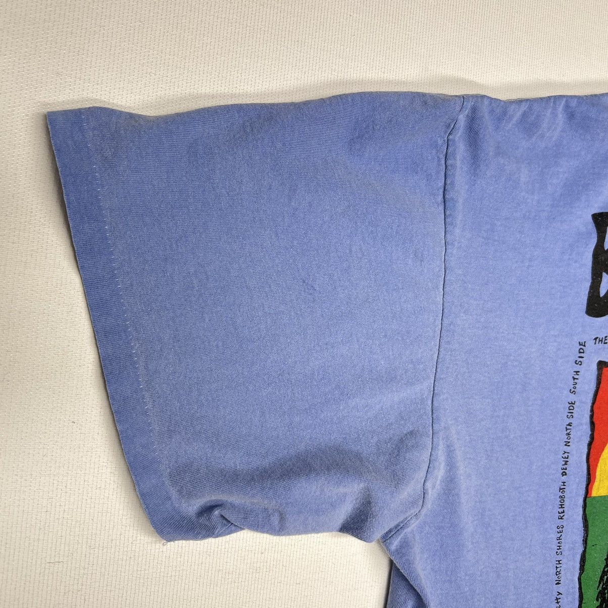 Vintage VTG Surf Shop Tee Shirt Blue Oneita Faded Single Stitch Size US XL / EU 56 / 4 - 16 Thumbnail