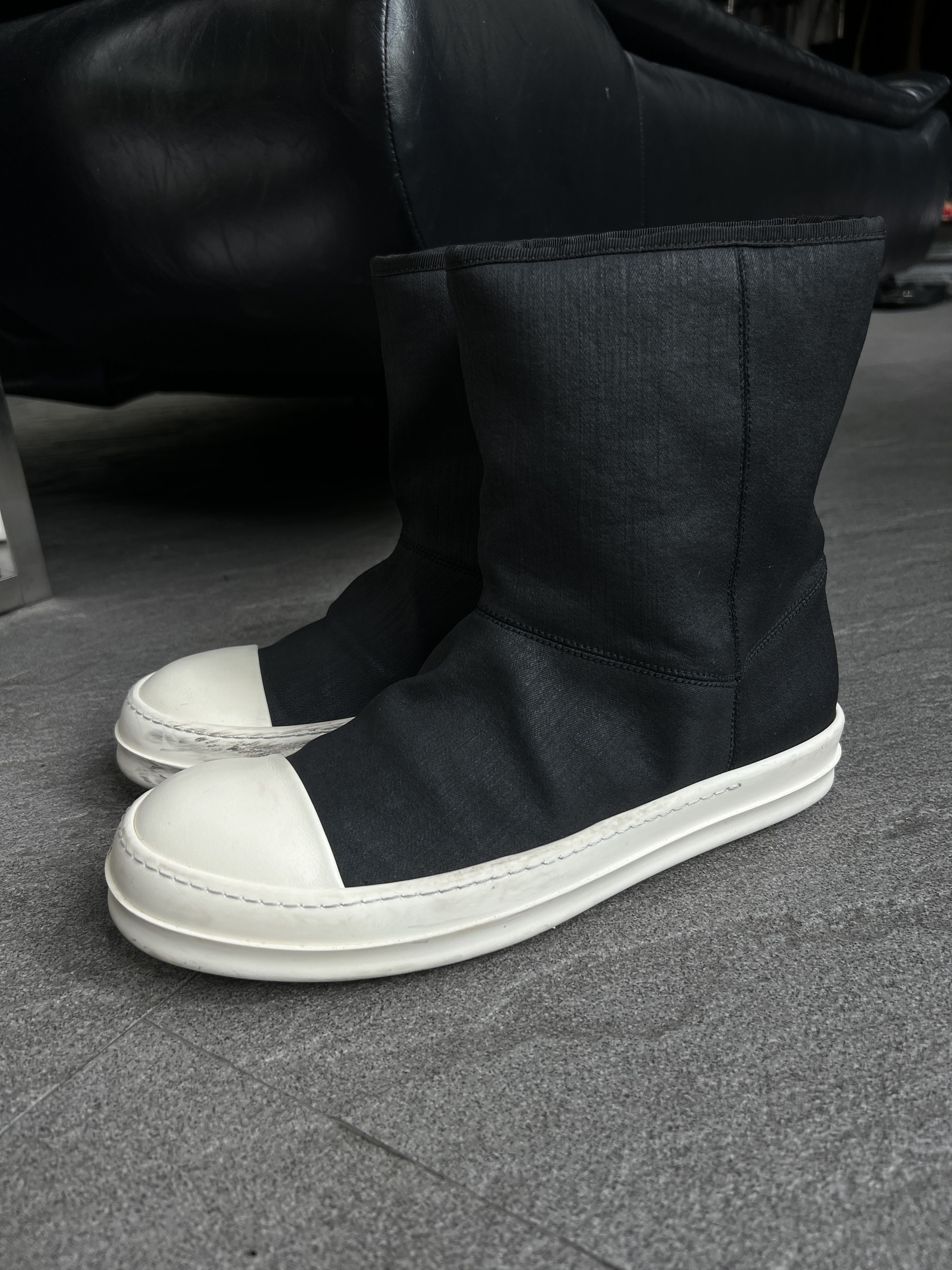 Rick Owens Drkshdw Rick Owens DRKSHDW Ramones Slip On Boots EU42 Size US 9 / EU 42 - 3 Thumbnail