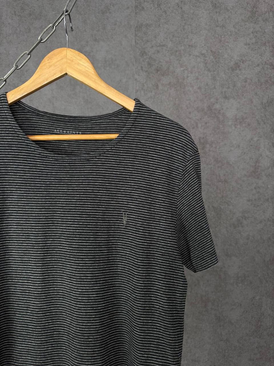 Allsaints Allsaints designer logo striped tee Size US M / EU 48-50 / 2 - 2 Thumbnail