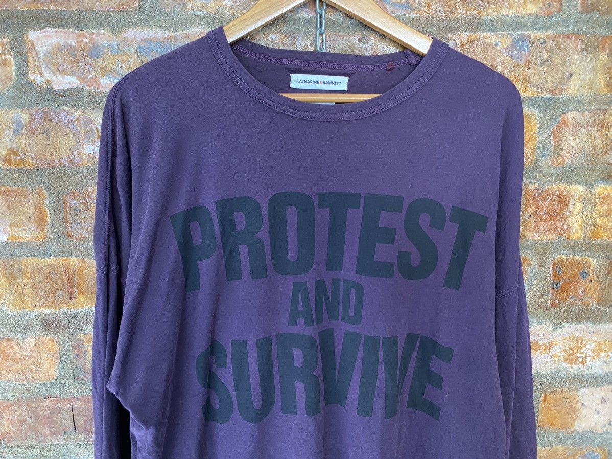 Japanese Brand × Katharine Hamnett London K. Hamnett X I am Japan Protest and survive Poem Oversize Size US M / EU 48-50 / 2 - 3 Thumbnail