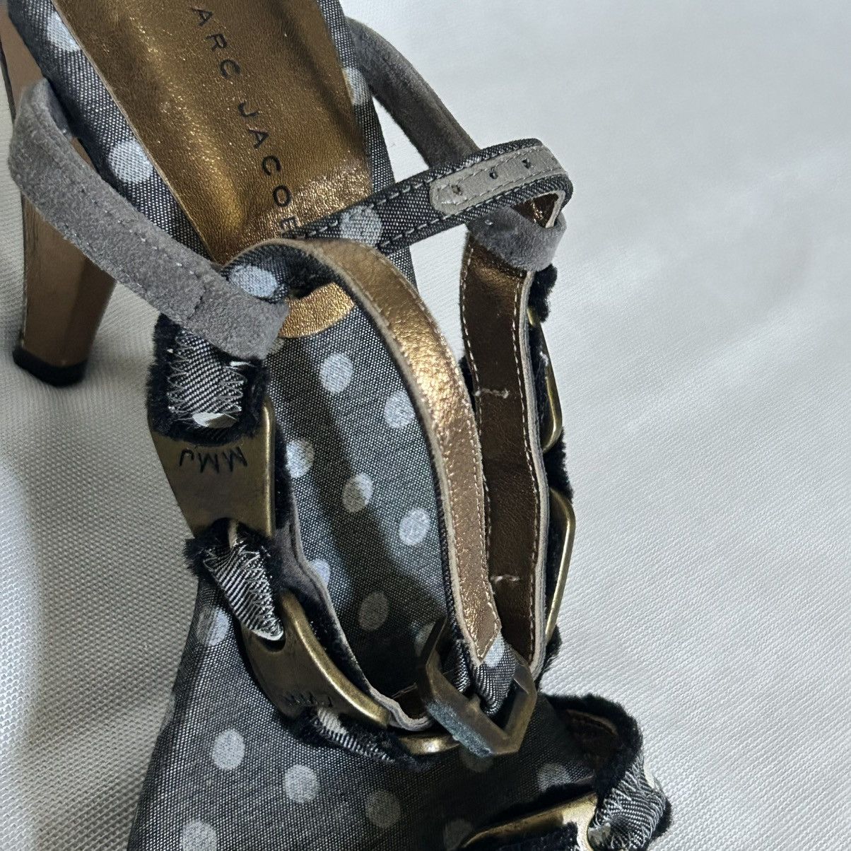 Marc by Marc Jacobs Vintage Marc Jacobs polka dot mesh kitten 4” heels Size US 8.5 / IT 38.5 - 2 Thumbnail