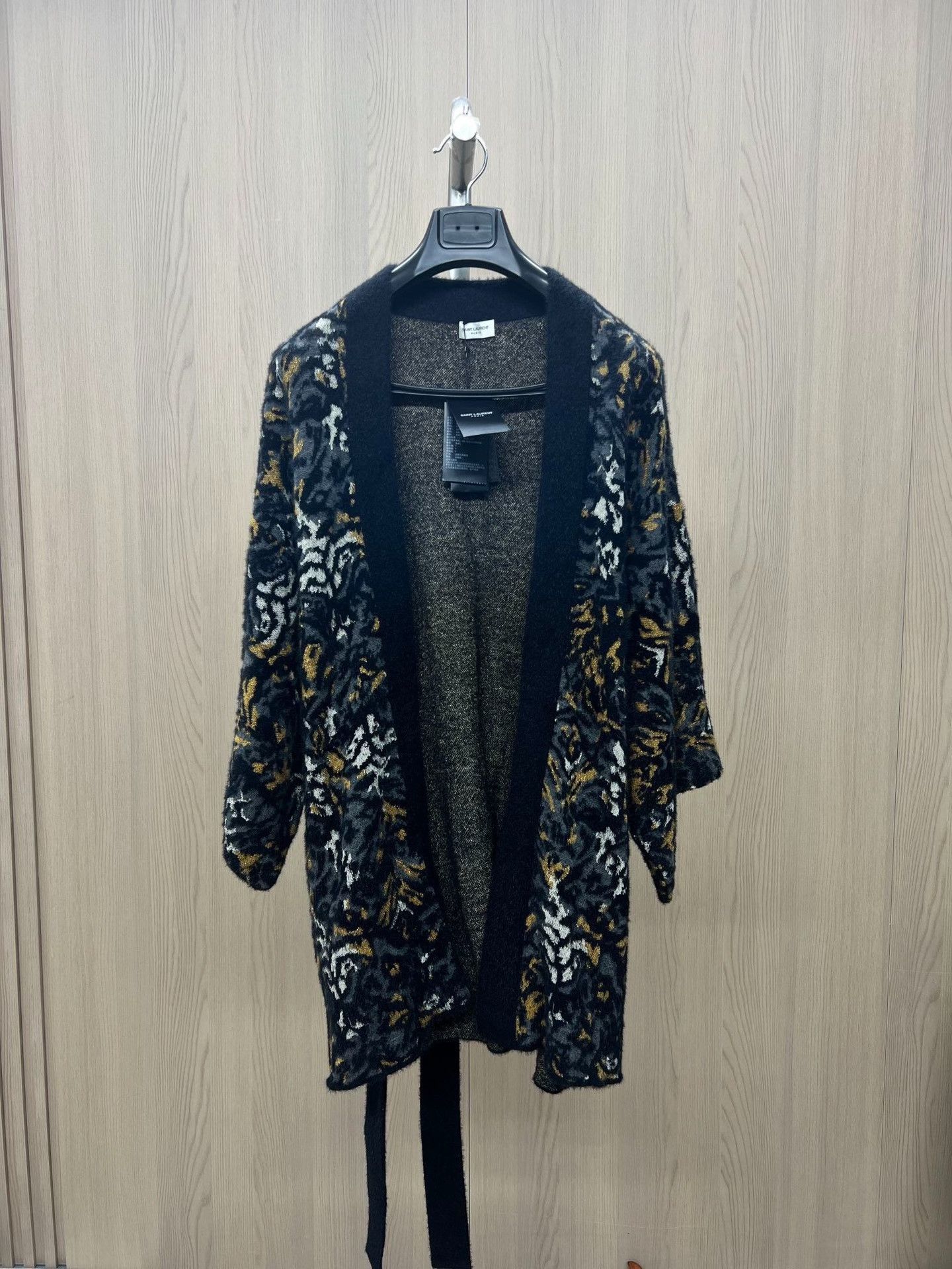 Saint Laurent Paris Saint Laurent Floral Knit Cardigan Size XS / US 0-2 / IT 36-38 - 1 Thumbnail