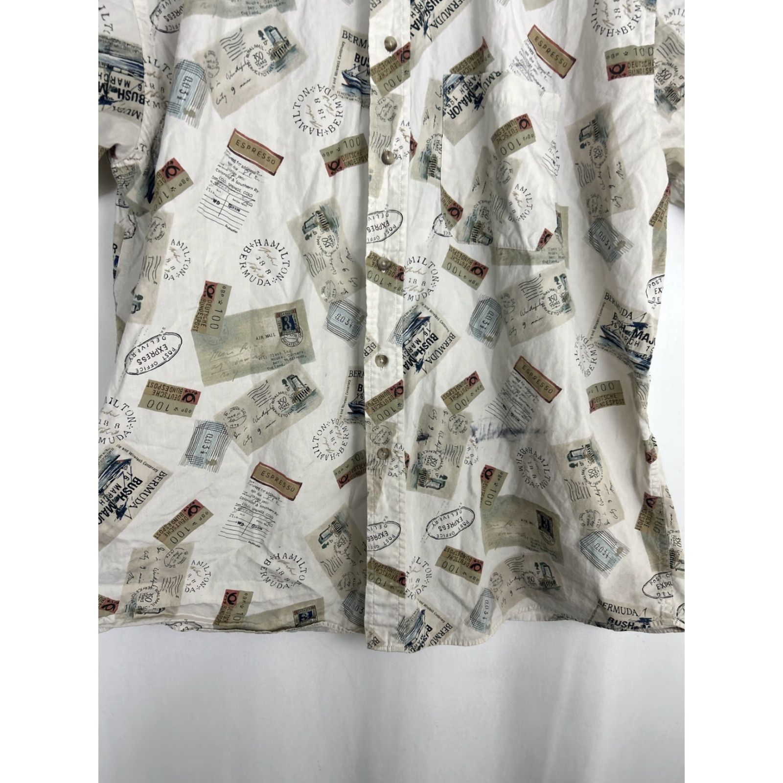 Pendleton Pendleton Vacation Shirt All Over Print Bermuda Espresso Men's Size Large Size US L / EU 52-54 / 3 - 5 Thumbnail