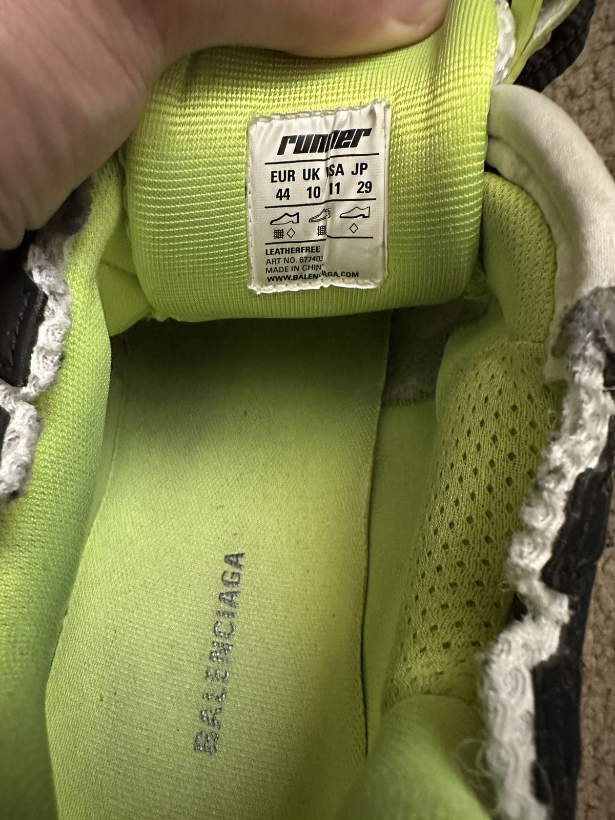 Balenciaga Balenciaga runner Size US 11 / EU 44 - 6 Thumbnail