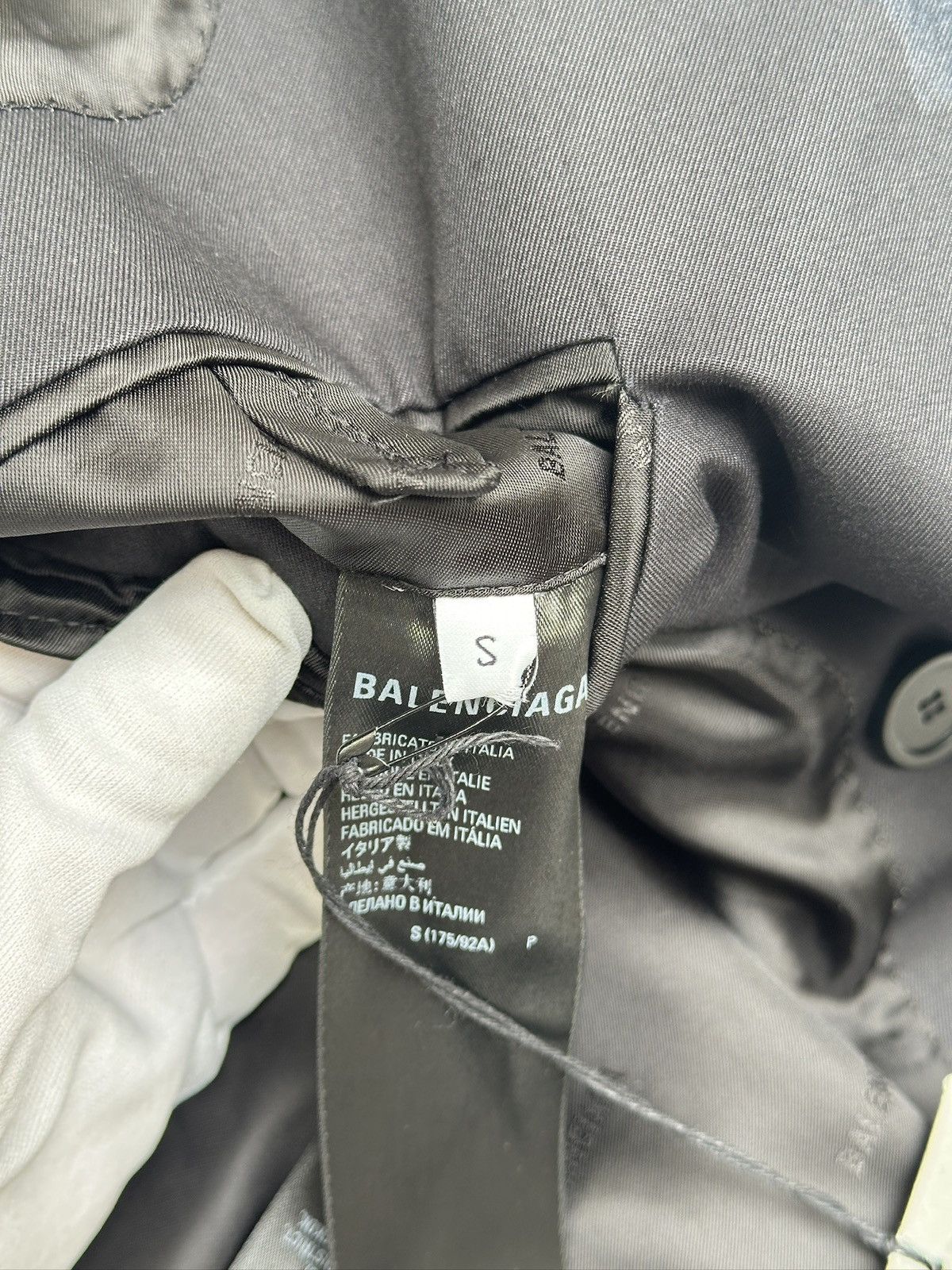 Balenciaga Balenciaga Worn Out Tailored Blazer Jacket Size 40S - 11 Thumbnail