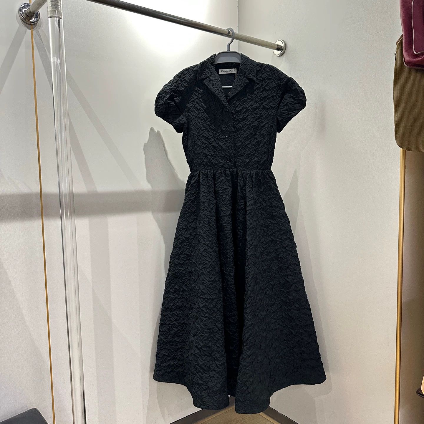 Christian Dior Monsieur Christian Dior apr675 Pleated Jacquard Dress 36 Size XS / US 0-2 / IT 36-38 - 1 Thumbnail