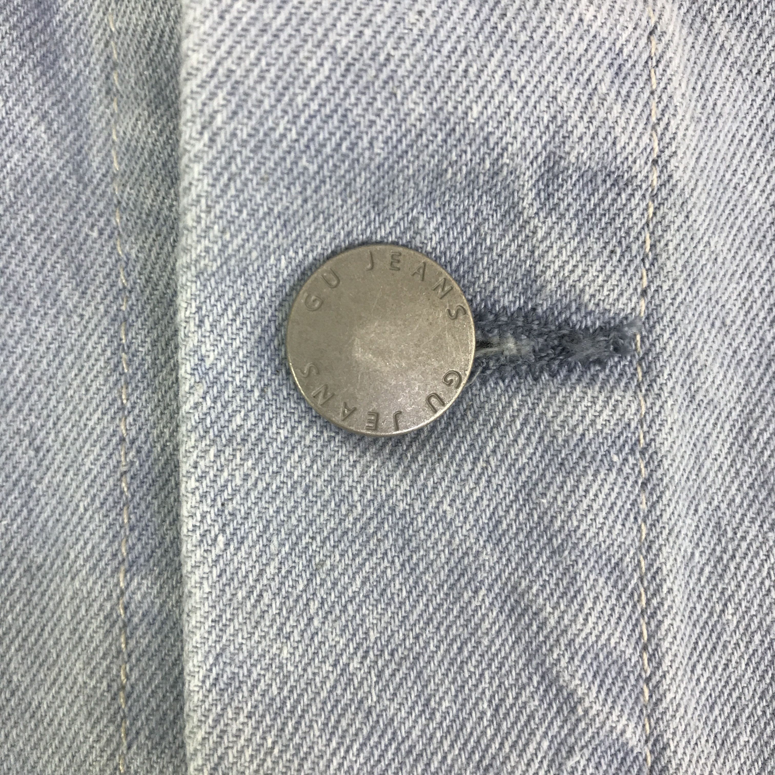 Japanese Brand gu japan jeans button jacket K116B23 Size US L / EU 52-54 / 3 - 9 Thumbnail