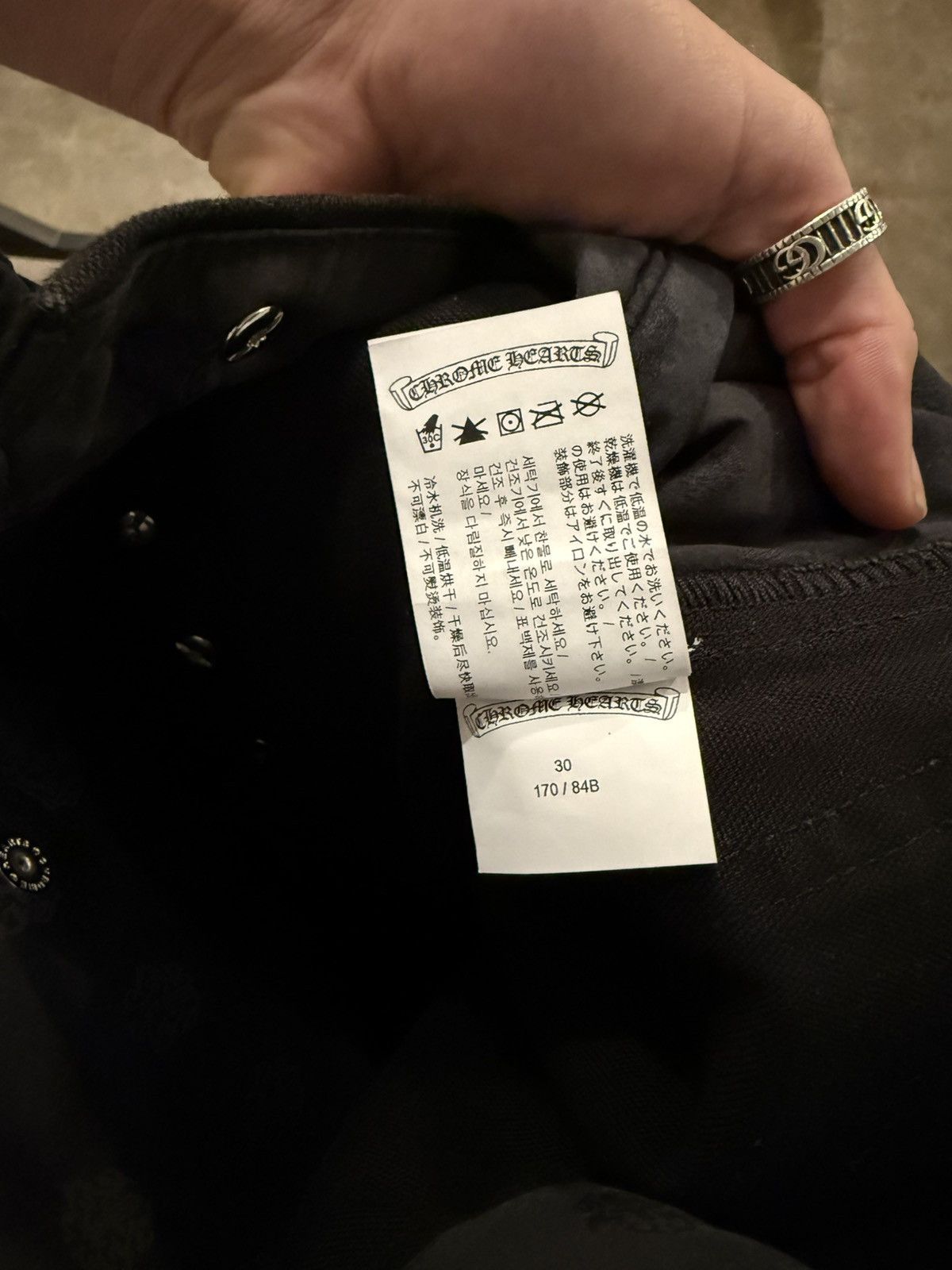 Chrome Hearts Chrome Hearts Double Knee Carpenter Black Canvas Pants Size US 30 / EU 46 - 8 Thumbnail