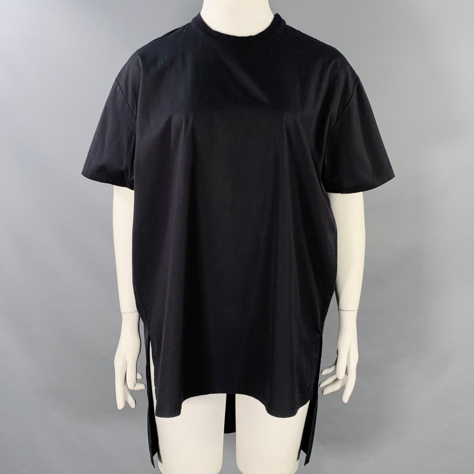 Givenchy GIVENCHY Size L Black Cotton Crew Neck T-Shirt Size L / US 10 / IT 46 - 1 Thumbnail