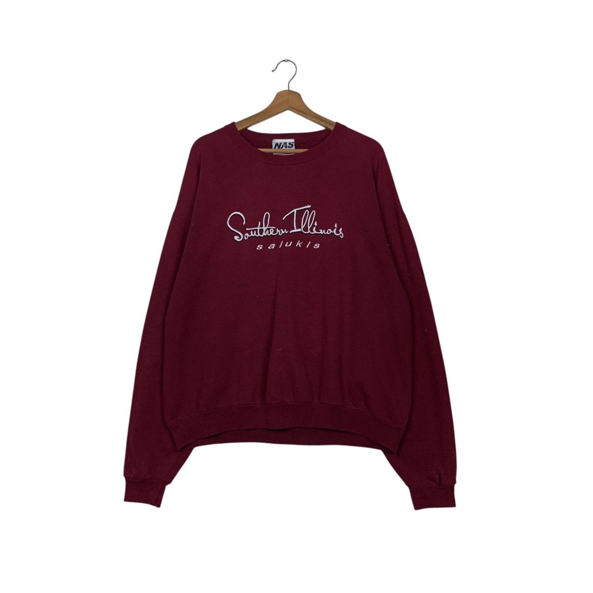 Vintage 90s Southern Illinois Salukis Crewneck Sweatshirt #2518-C114 Size US XL / EU 56 / 4 - 1 Thumbnail