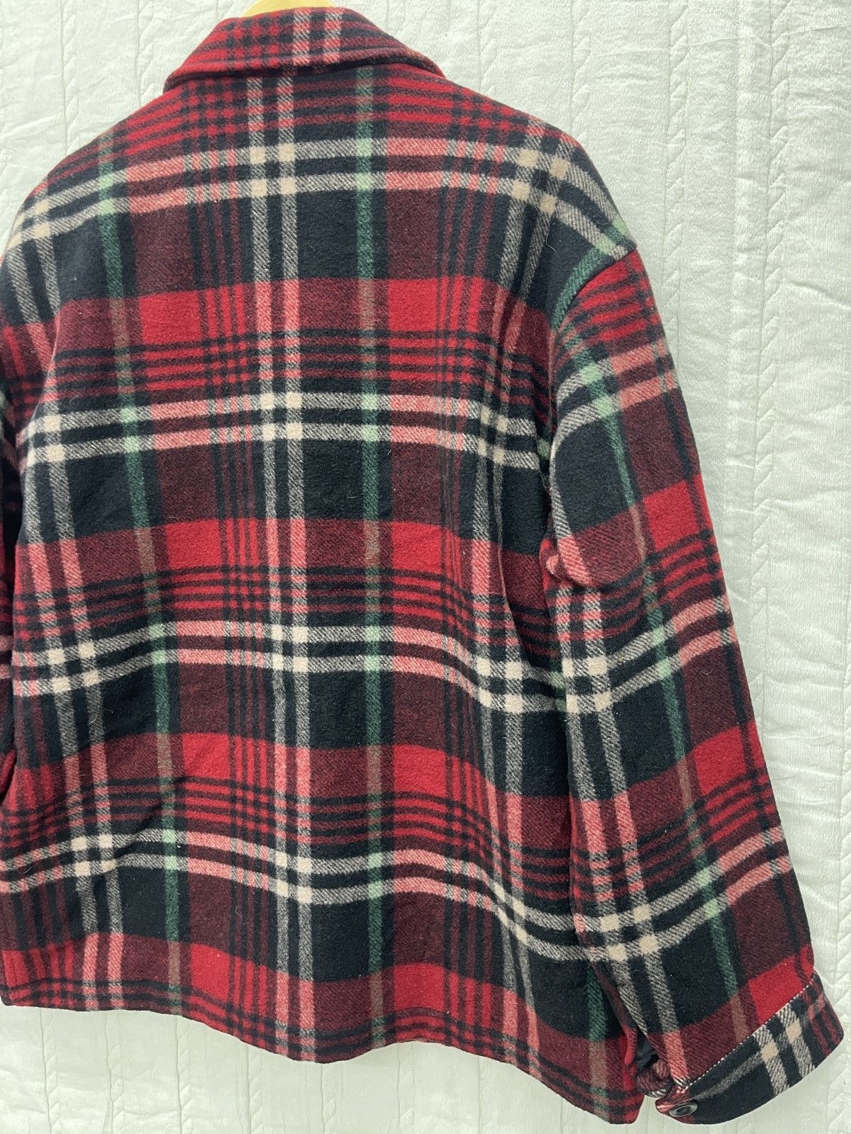 Japanese Brand × Oshkosh × Vintage STEALS💥VTG OSHKOSH B’GOSH WOOL JACKET TARTANS Size US L / EU 52-54 / 3 - 7 Thumbnail