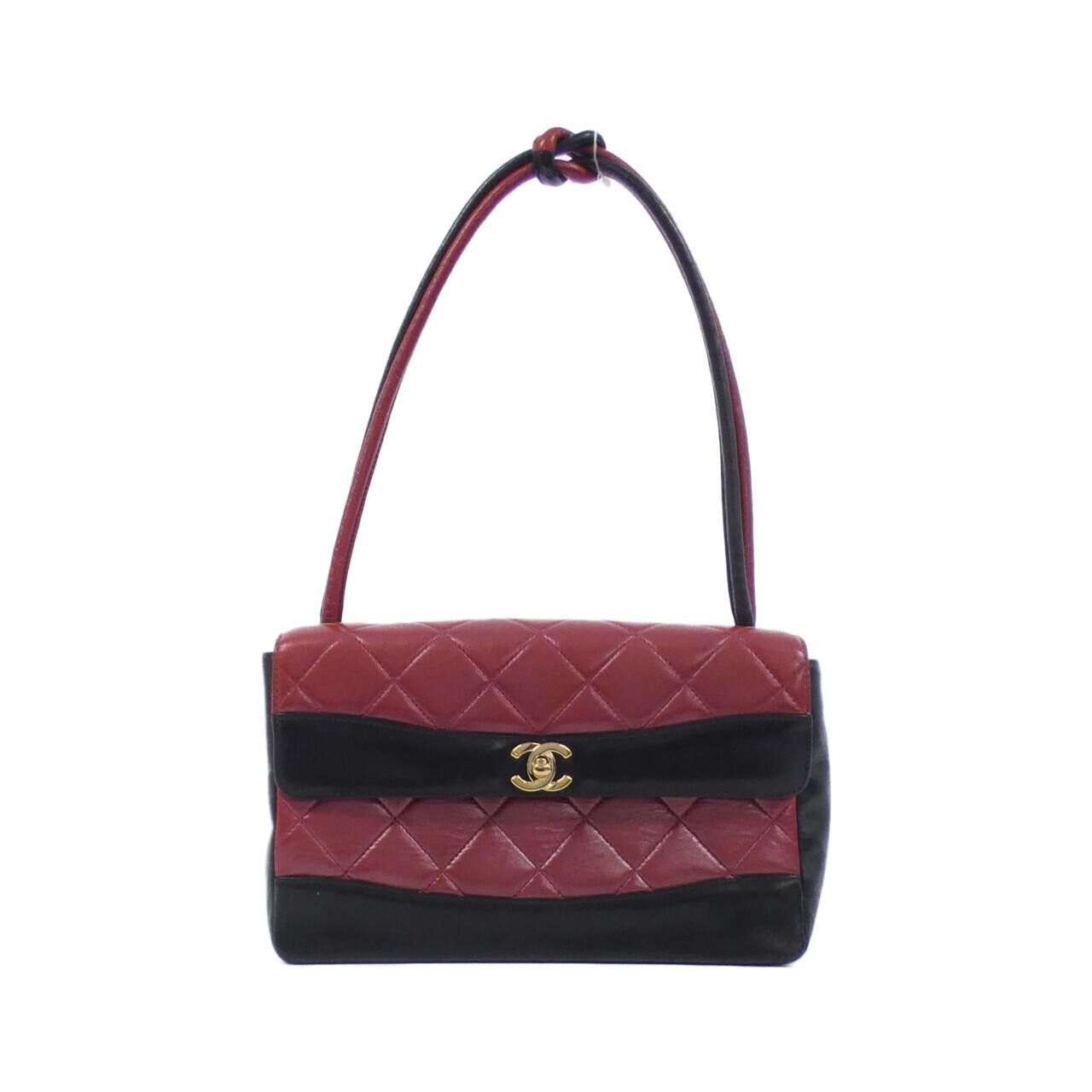 Chanel Chanel Lambskin Shoulder Bag Leather Shoulder Bag DUTY FREE for USA