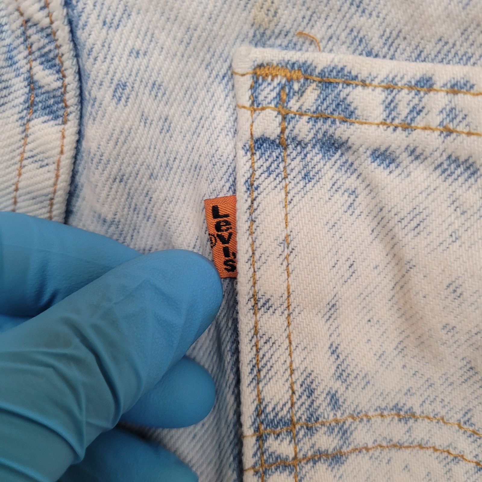 Levi's VTG 80s Orange Tab Levis 550 Acid Wash Jeans 36x30 Baggy Size US 36 / EU 52 - 10 Thumbnail
